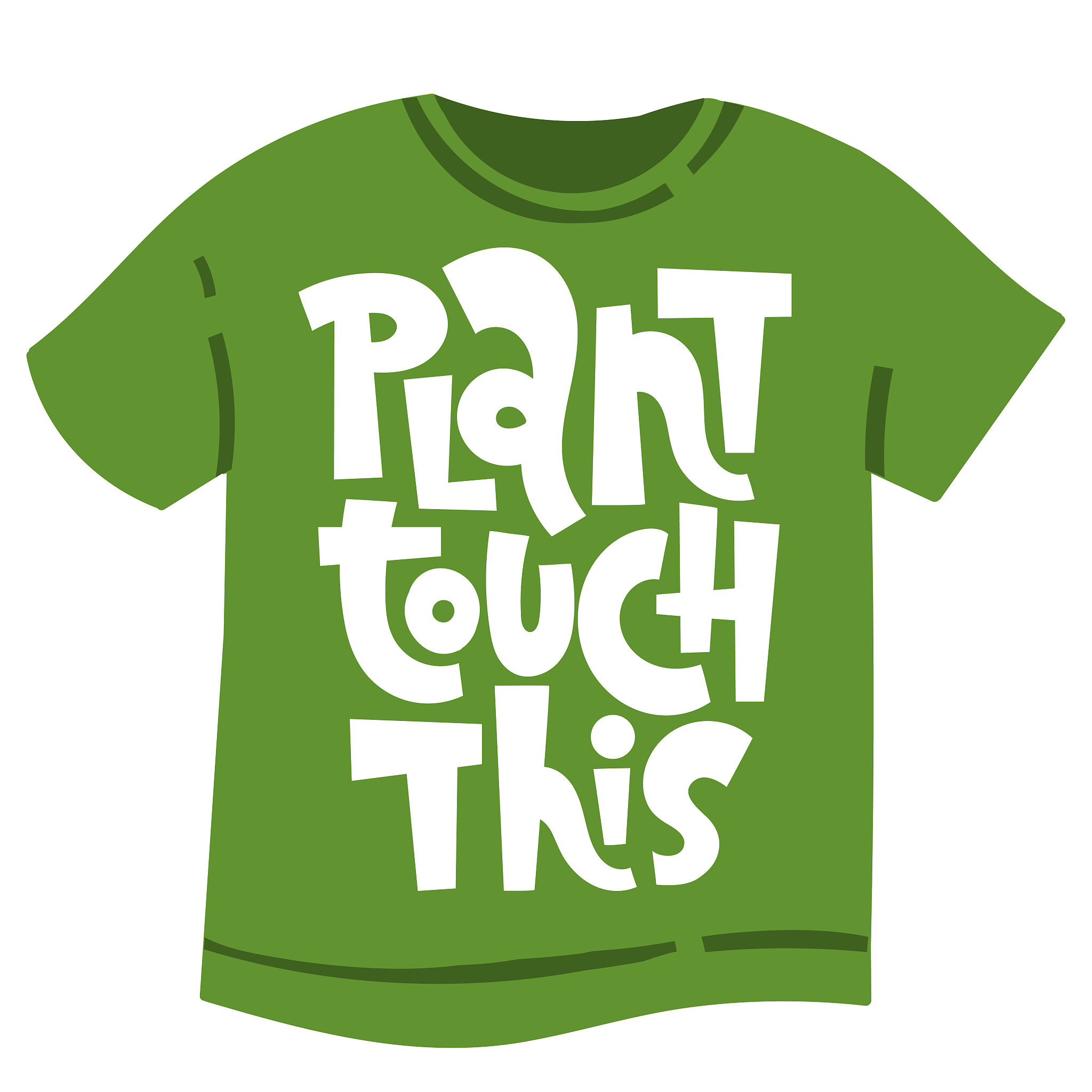 plants lettering quote