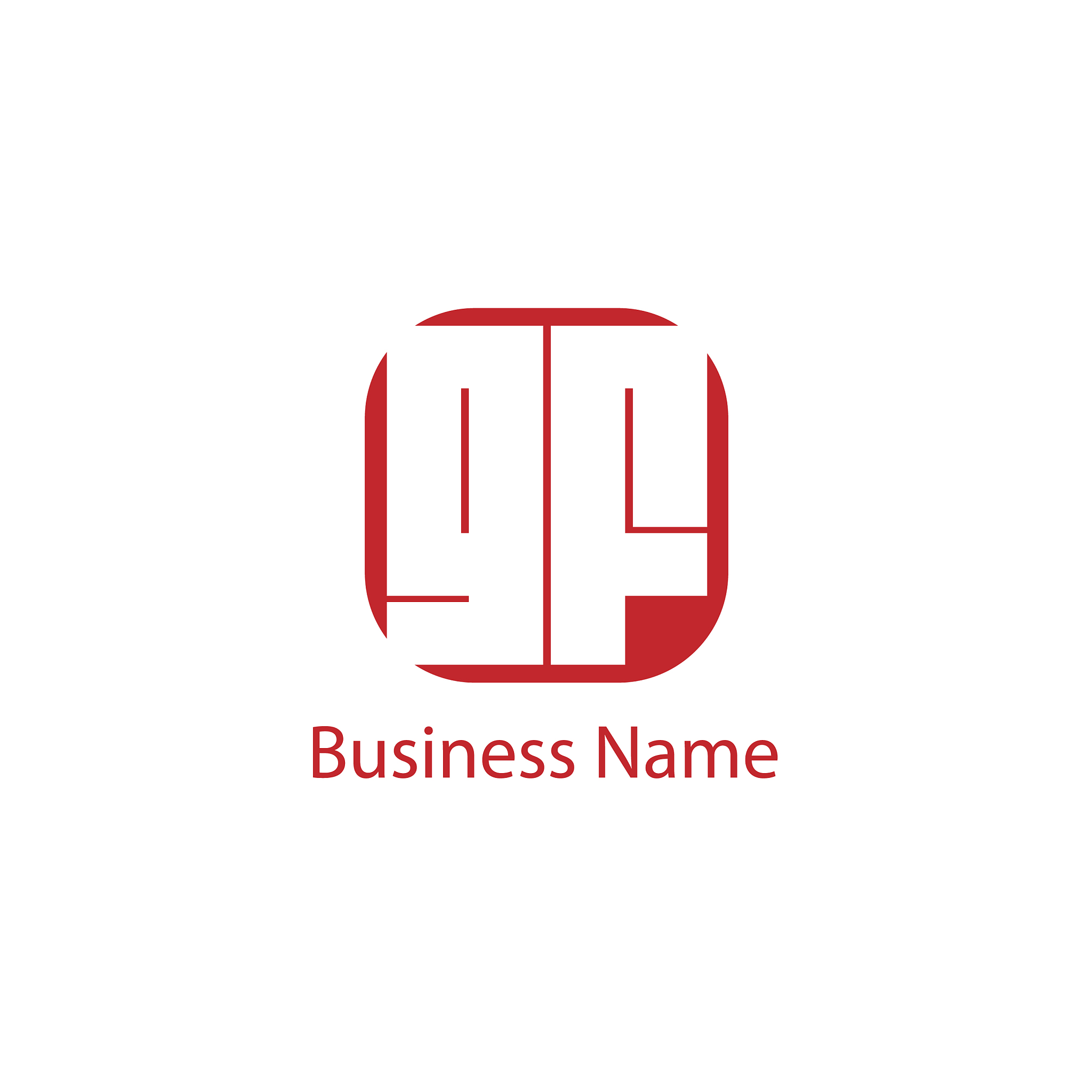 initial letter gf logo template design