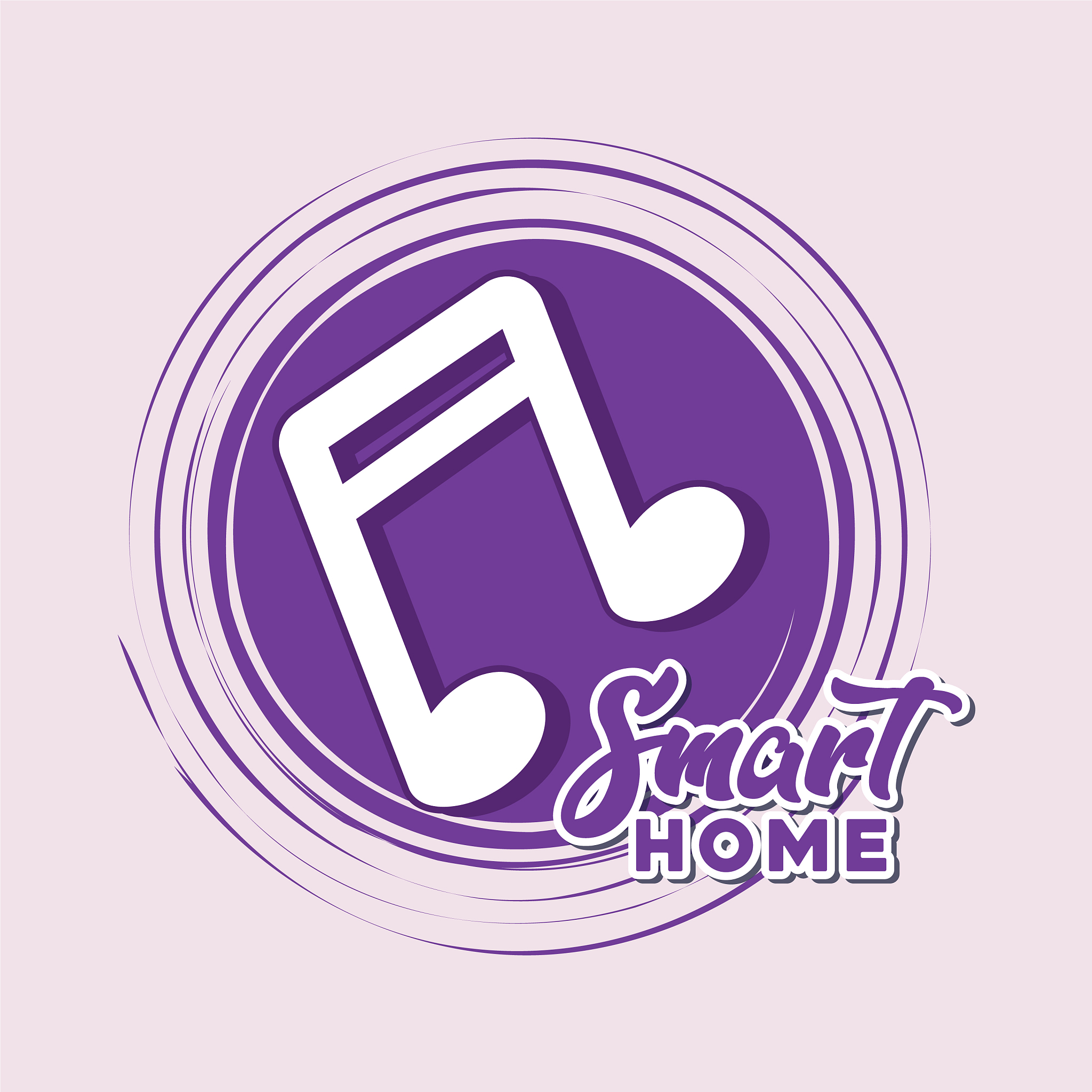 smart home design ilustration