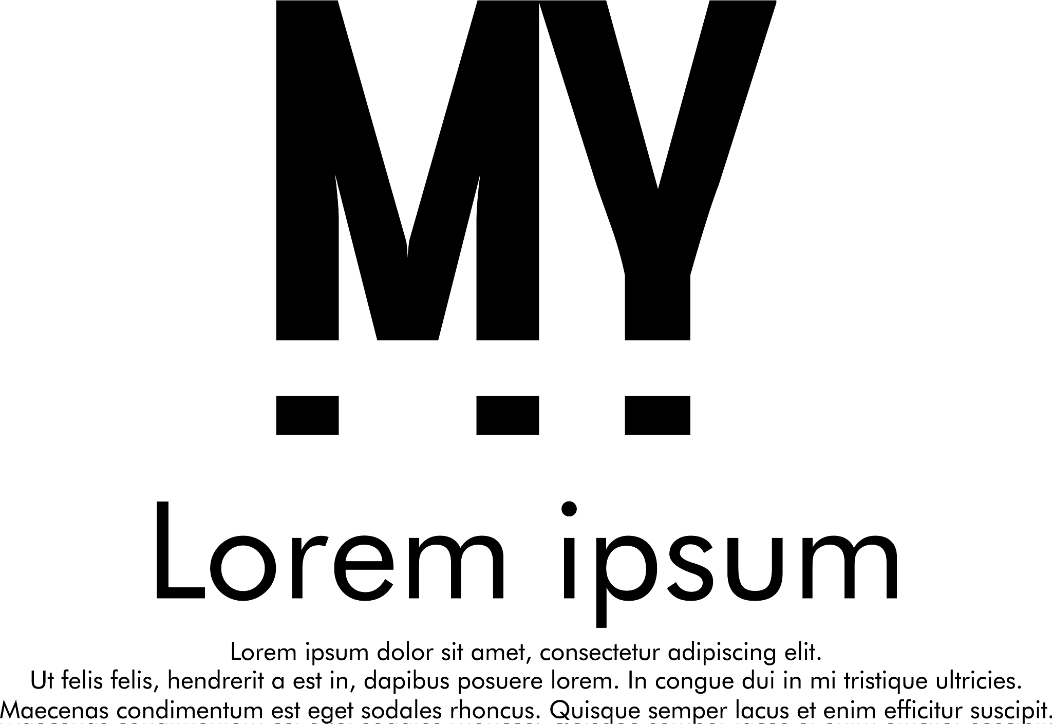 m y my initial abstract logo concept