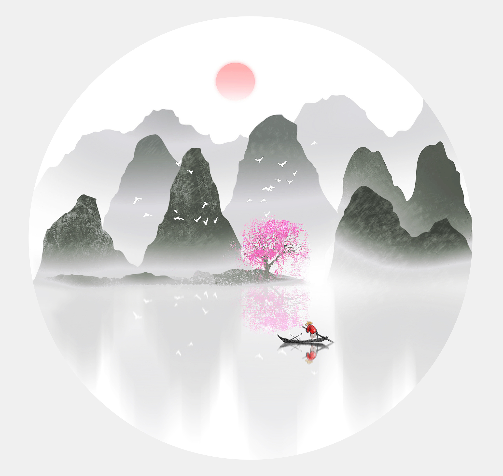 水墨特效与中国戏曲的意境组合