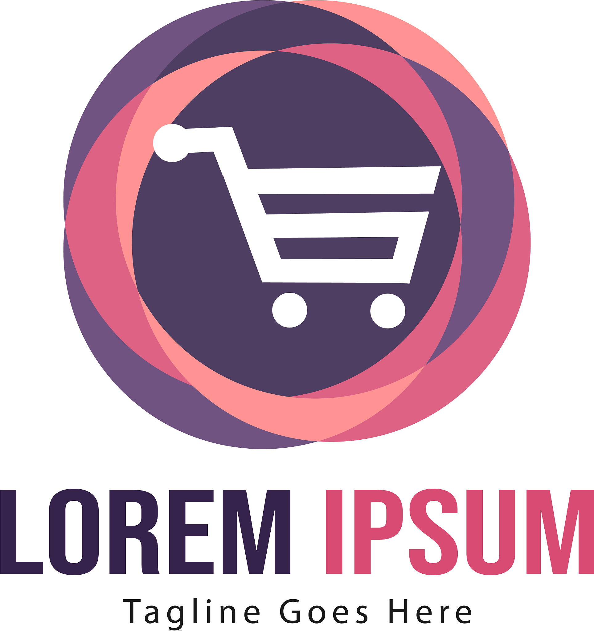 shopping logo template design shopping logo with