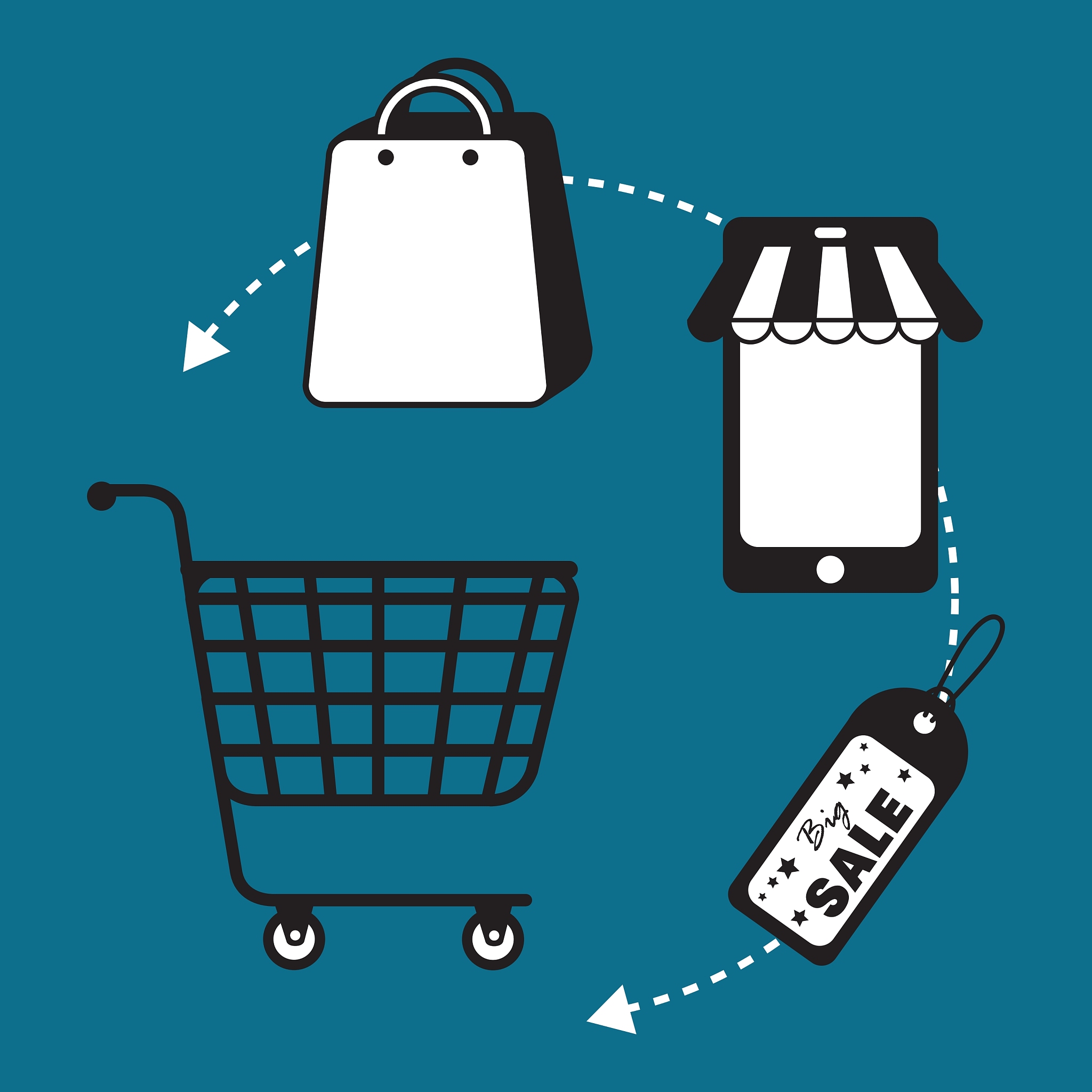 shopping and digital marketing