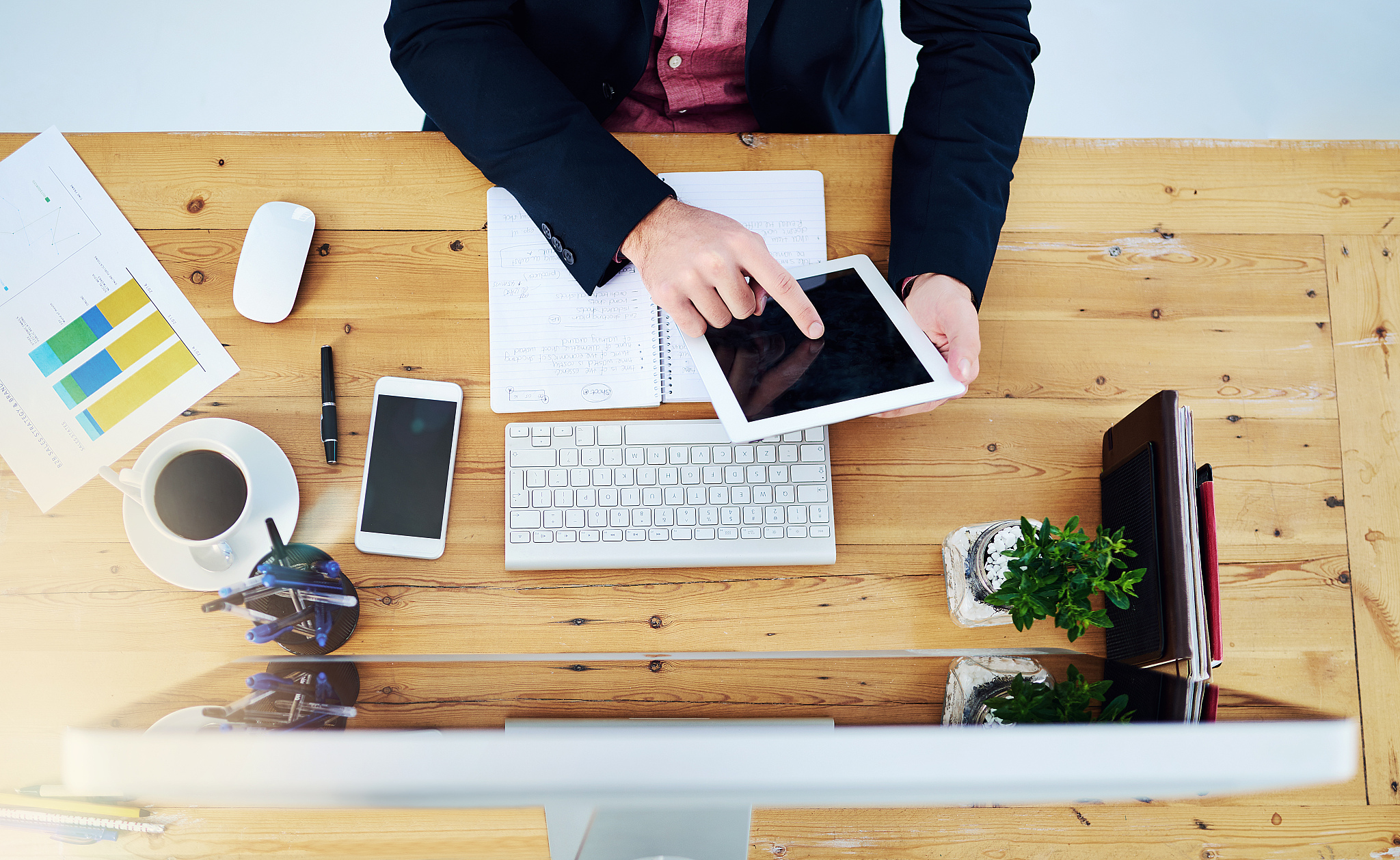 working with modern work tools