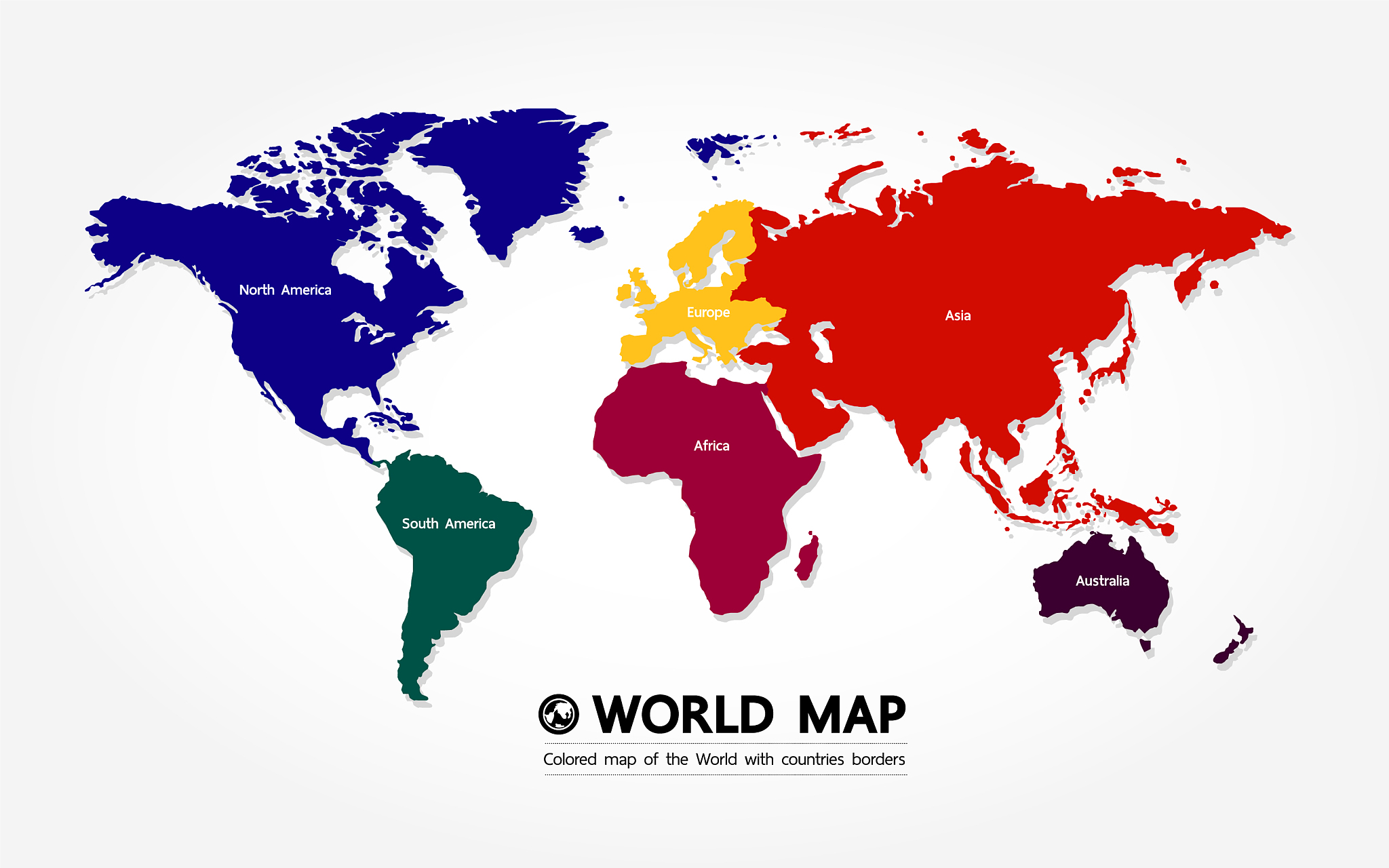 grand world map graphic element