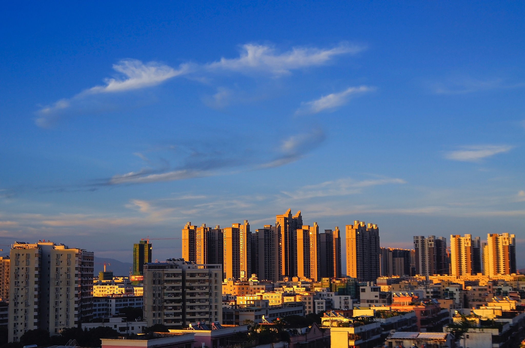 cityscape against sky