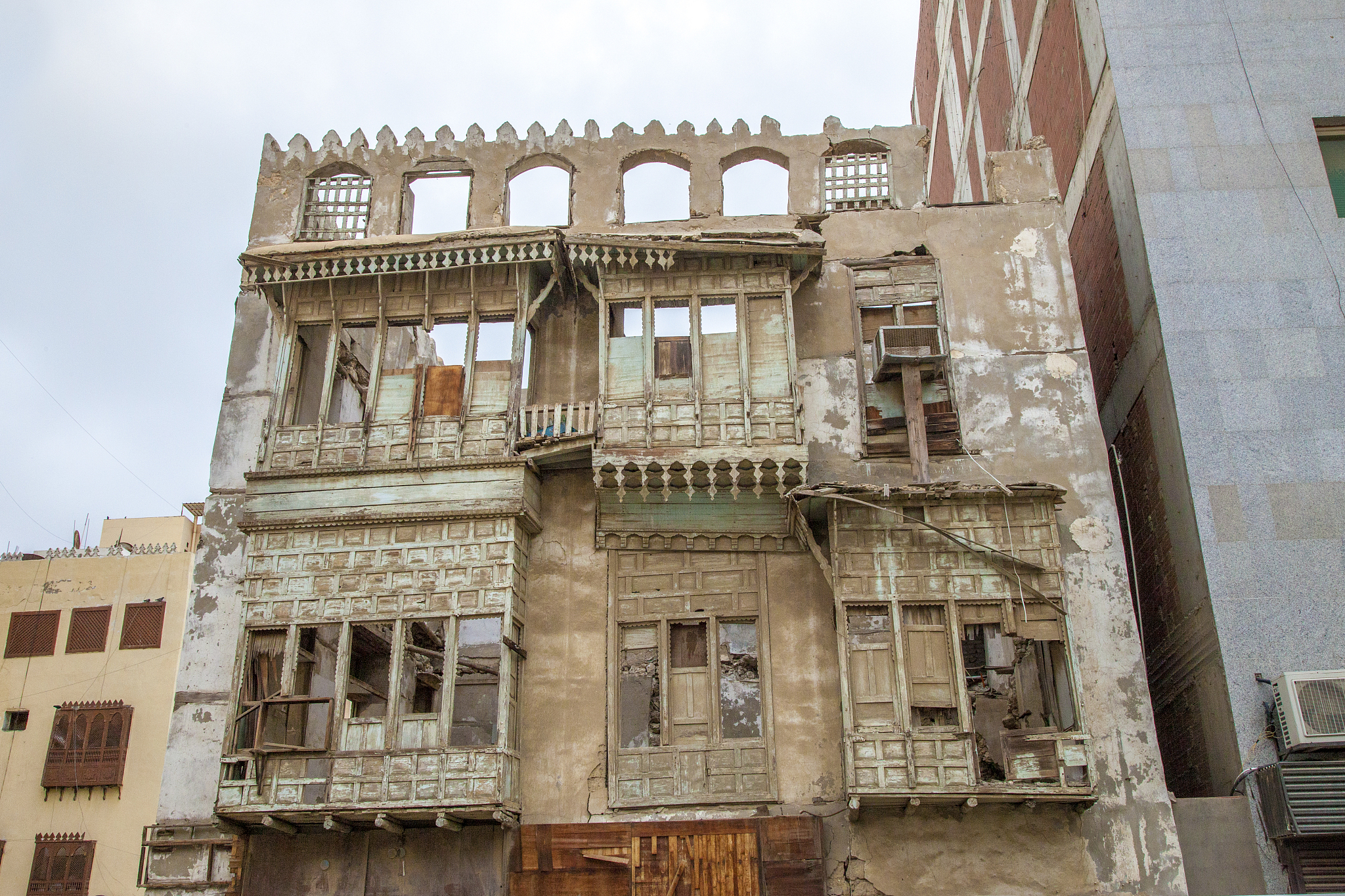 old city in jeddah, saudi arabia known as historical jeddah. anc