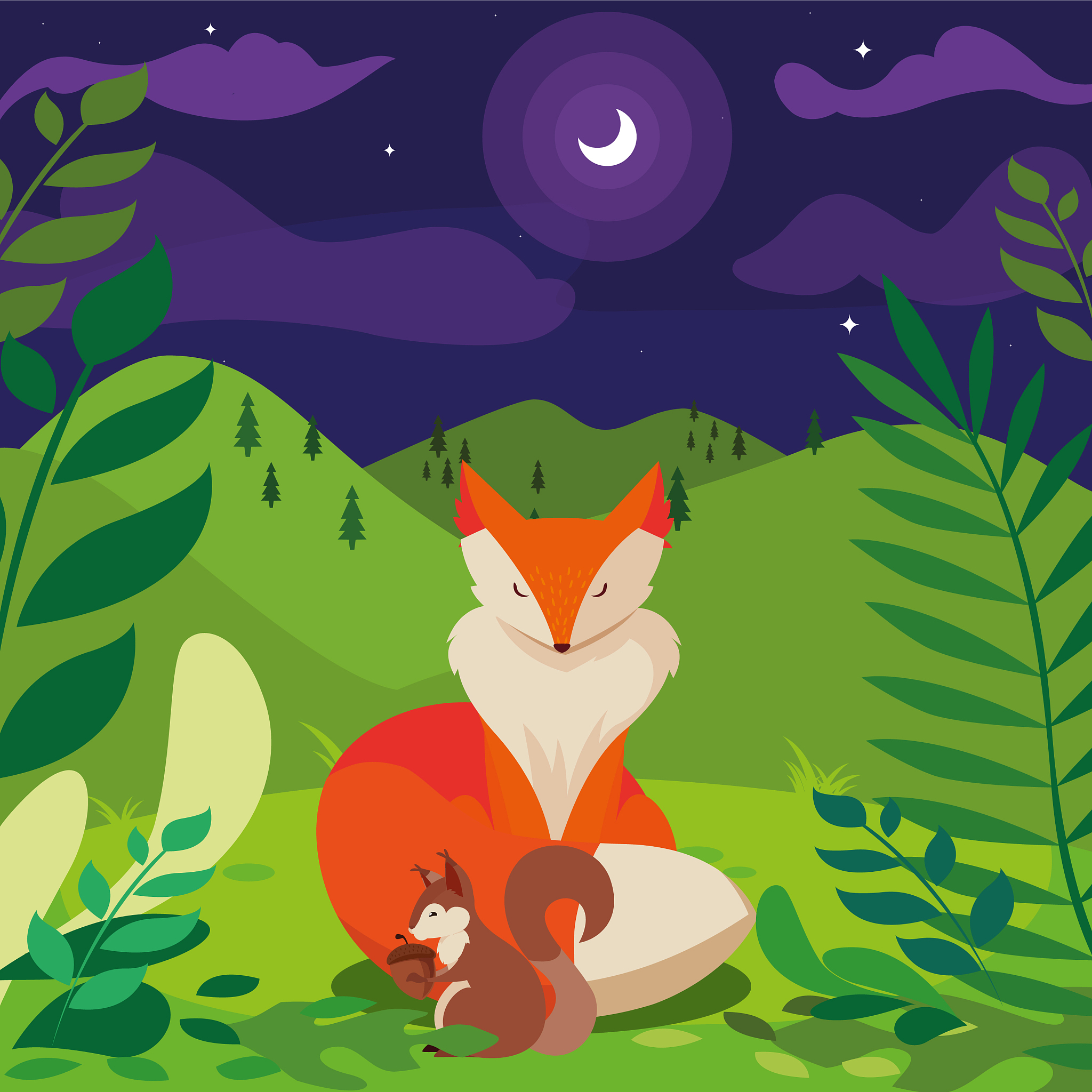 森林里的勇敢小兔：迷路冒险记