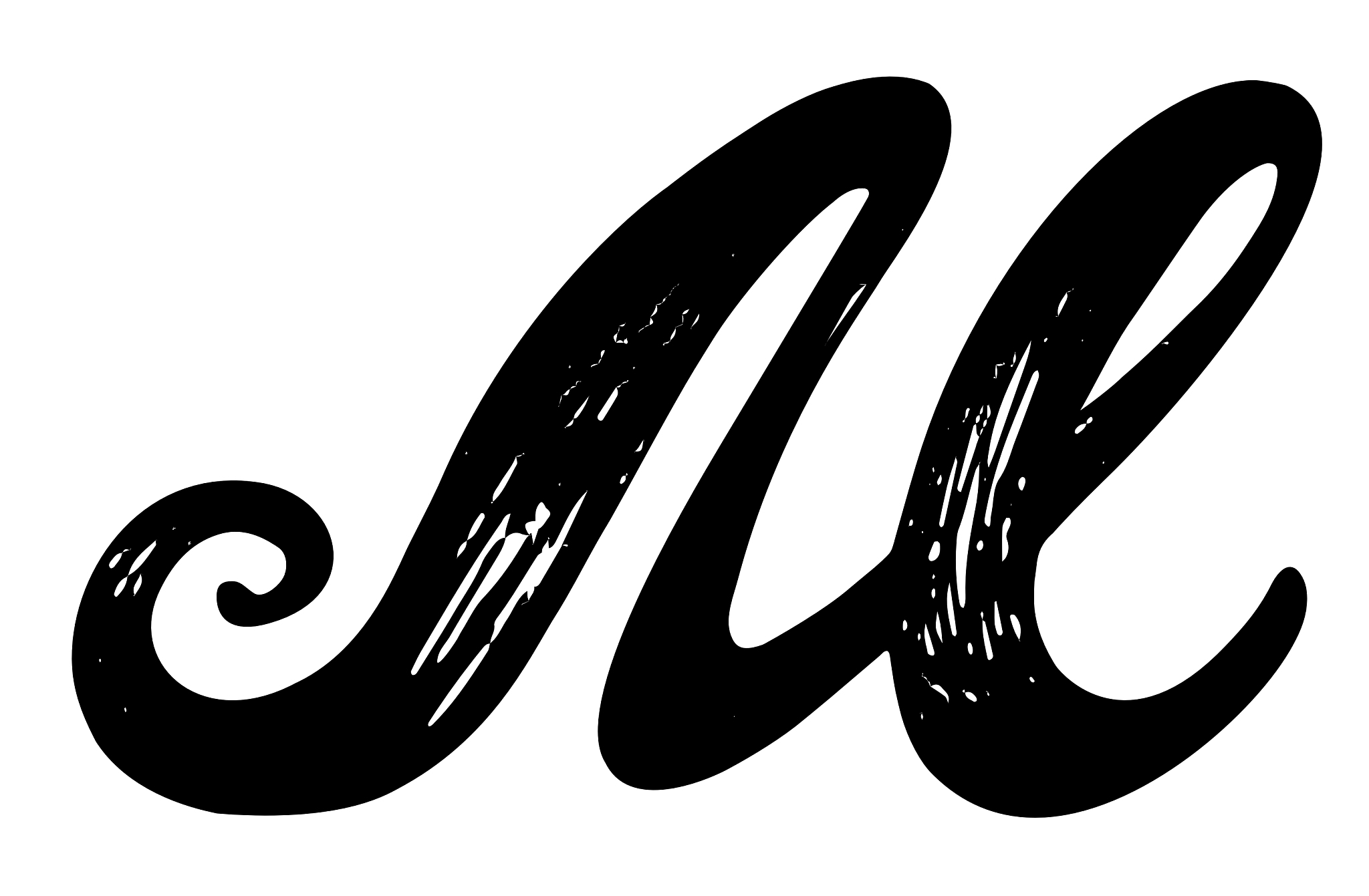 calligraphy alphabet typeset lettering
