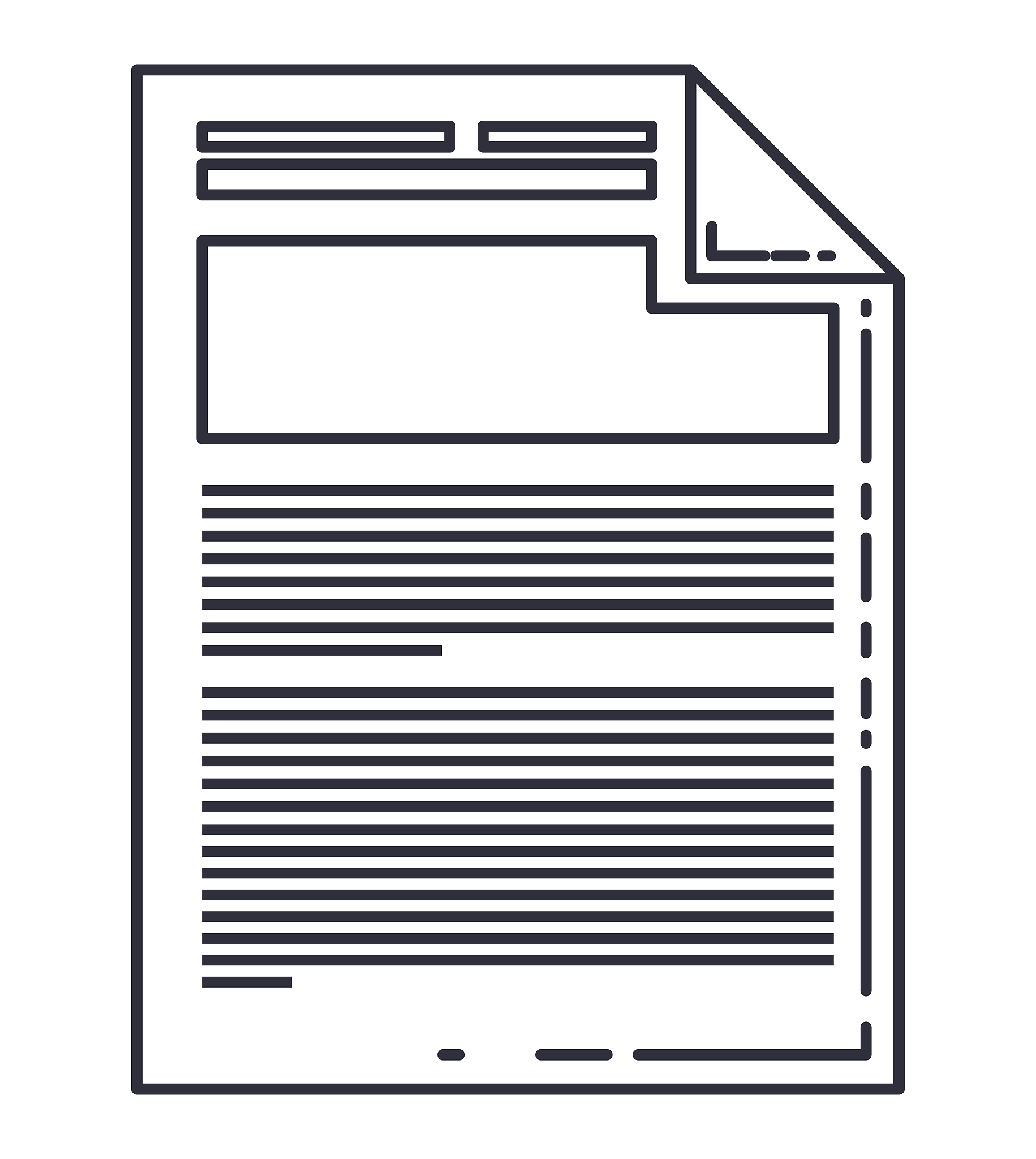 paper document isolated icon