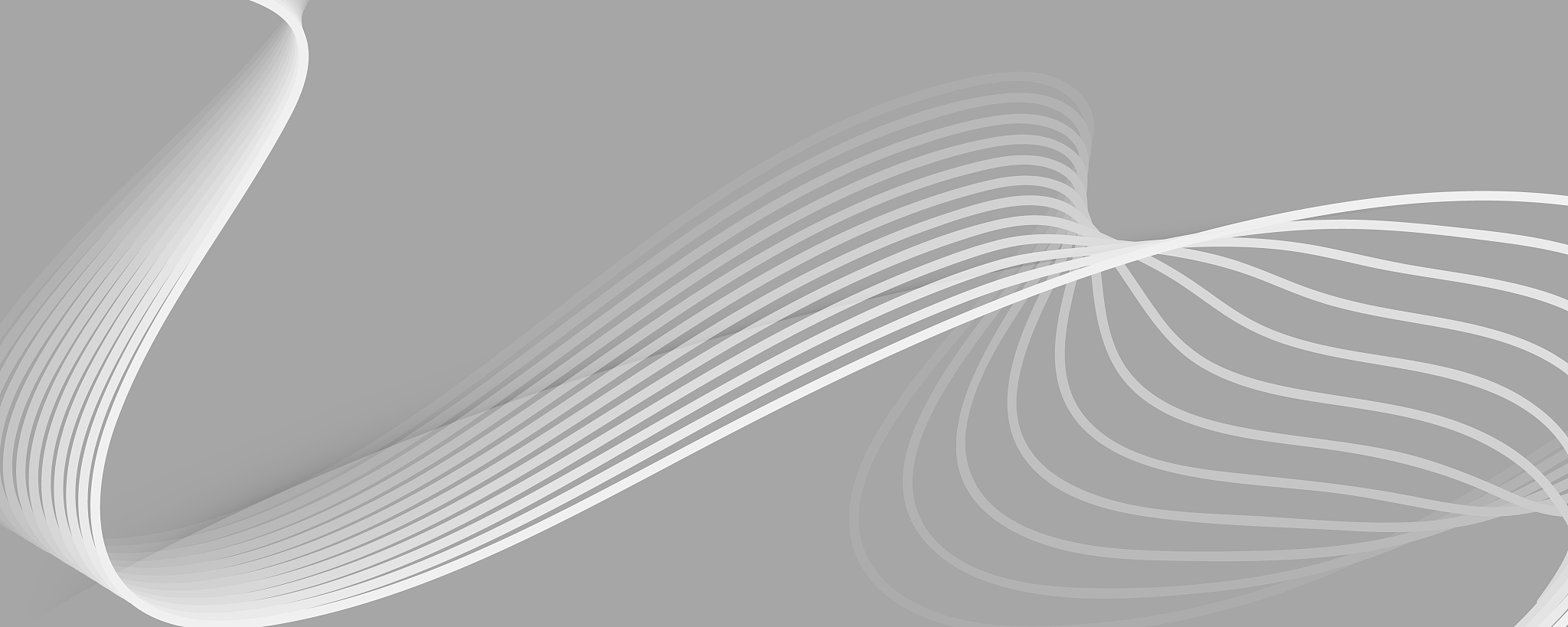 white memphis fluid shapes. 3d flow line poster.