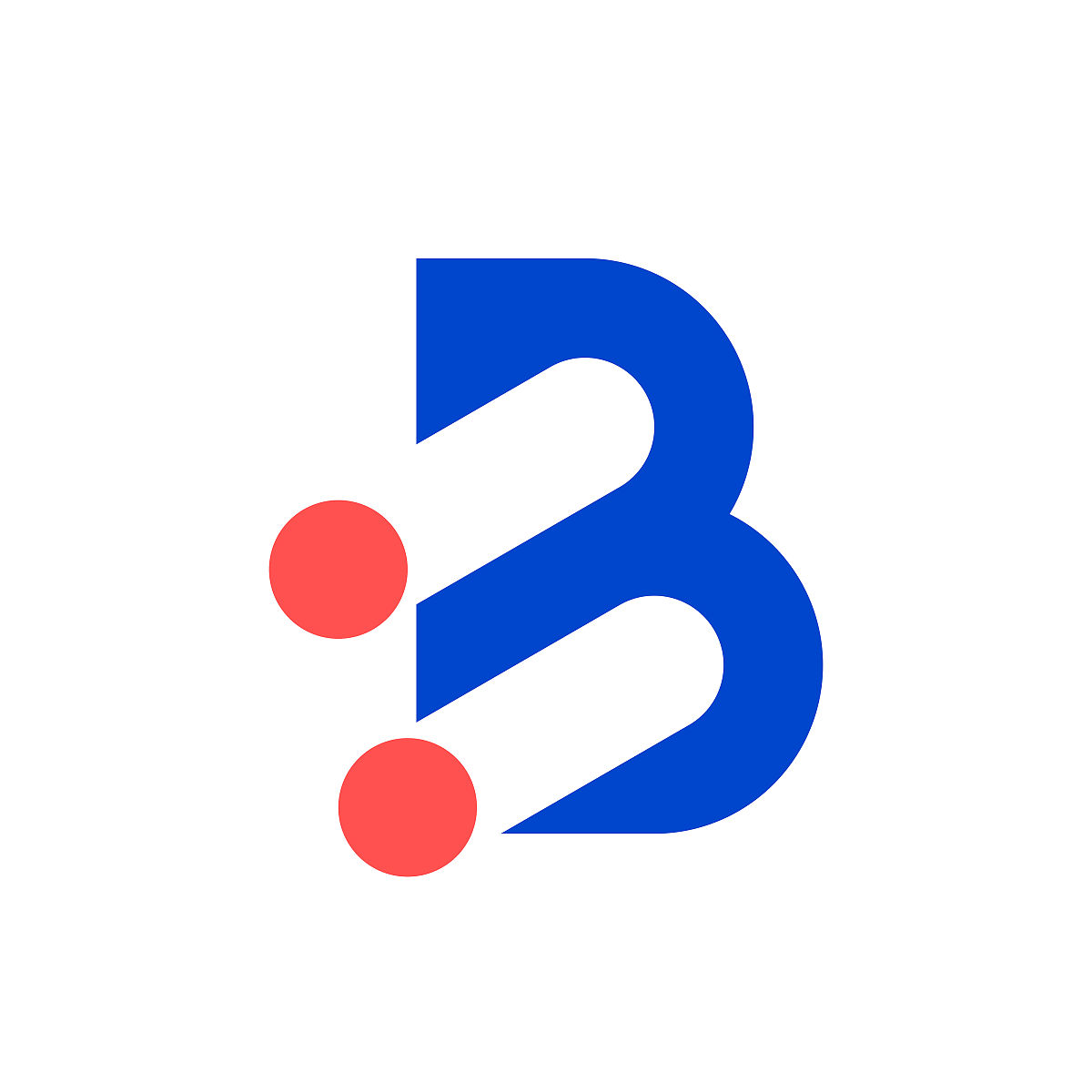 字母b的标志.图标设计