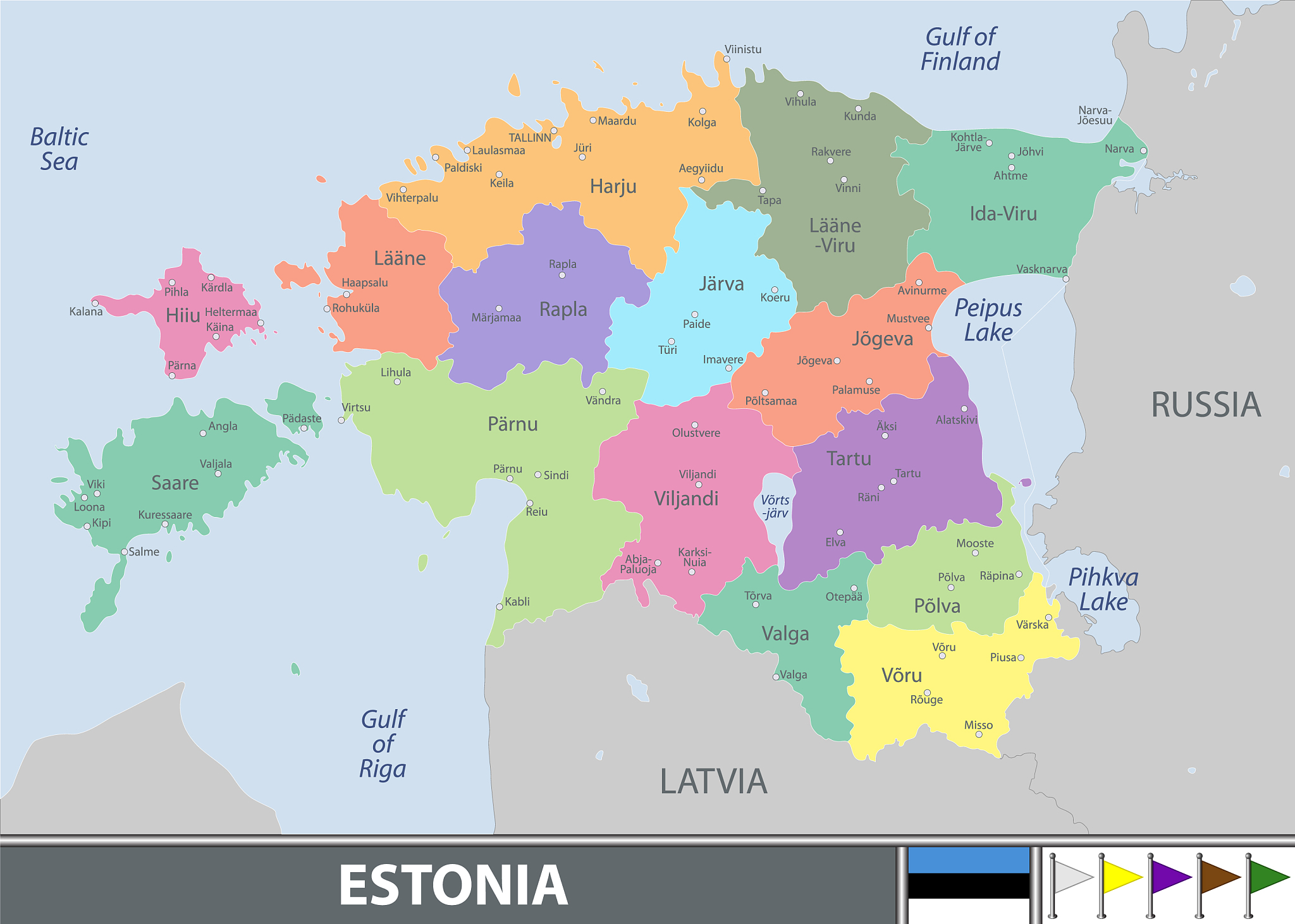 map of estonia