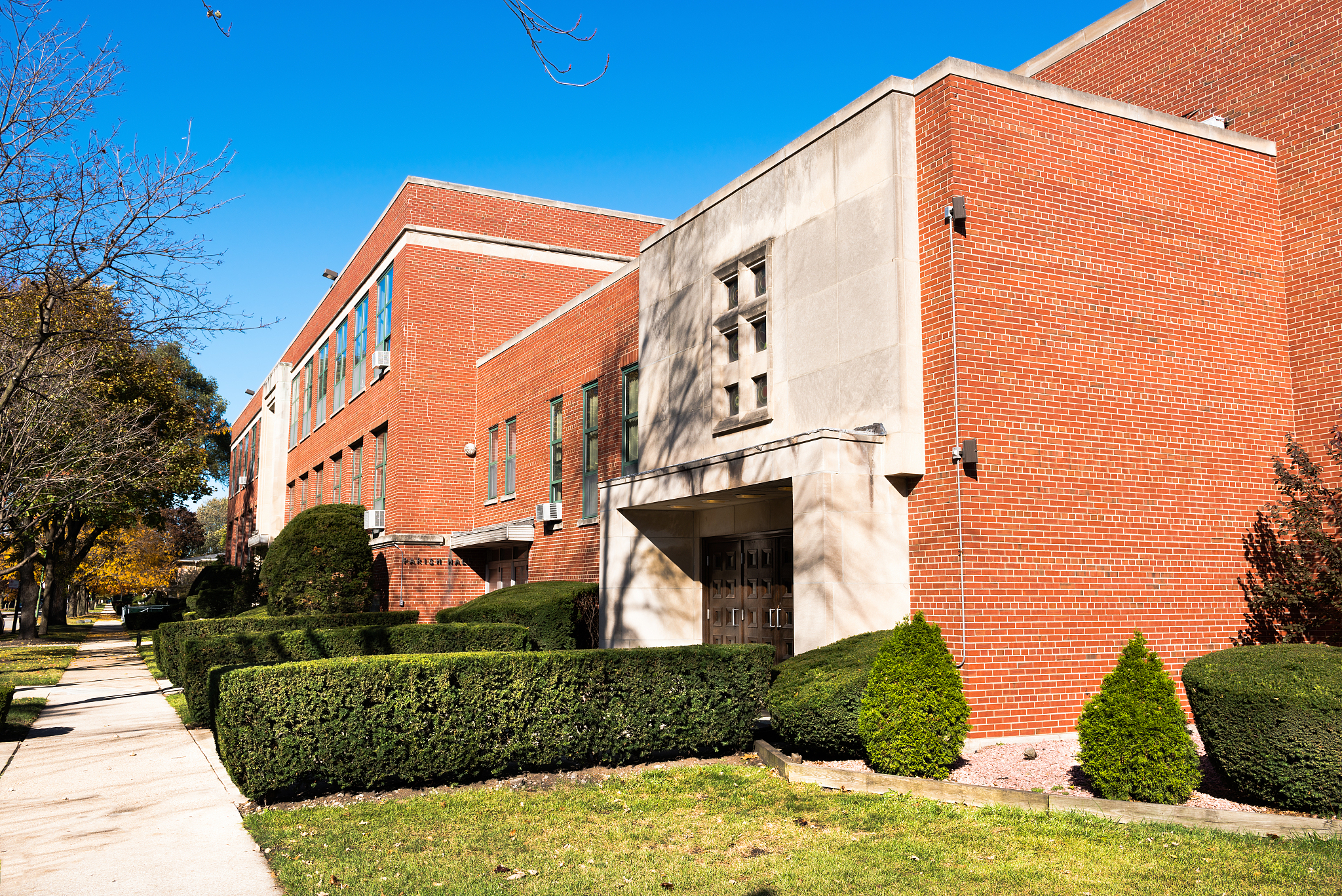 saint ailbe parish hall  in calumet heights, chicago