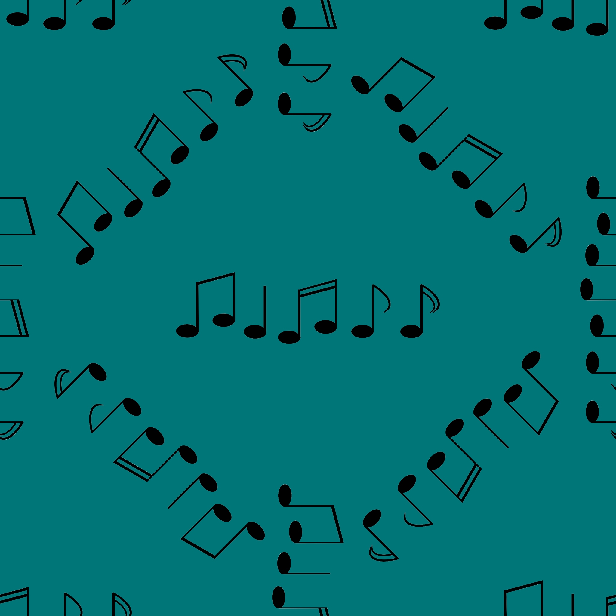 music elements notes web icon flat design seamless