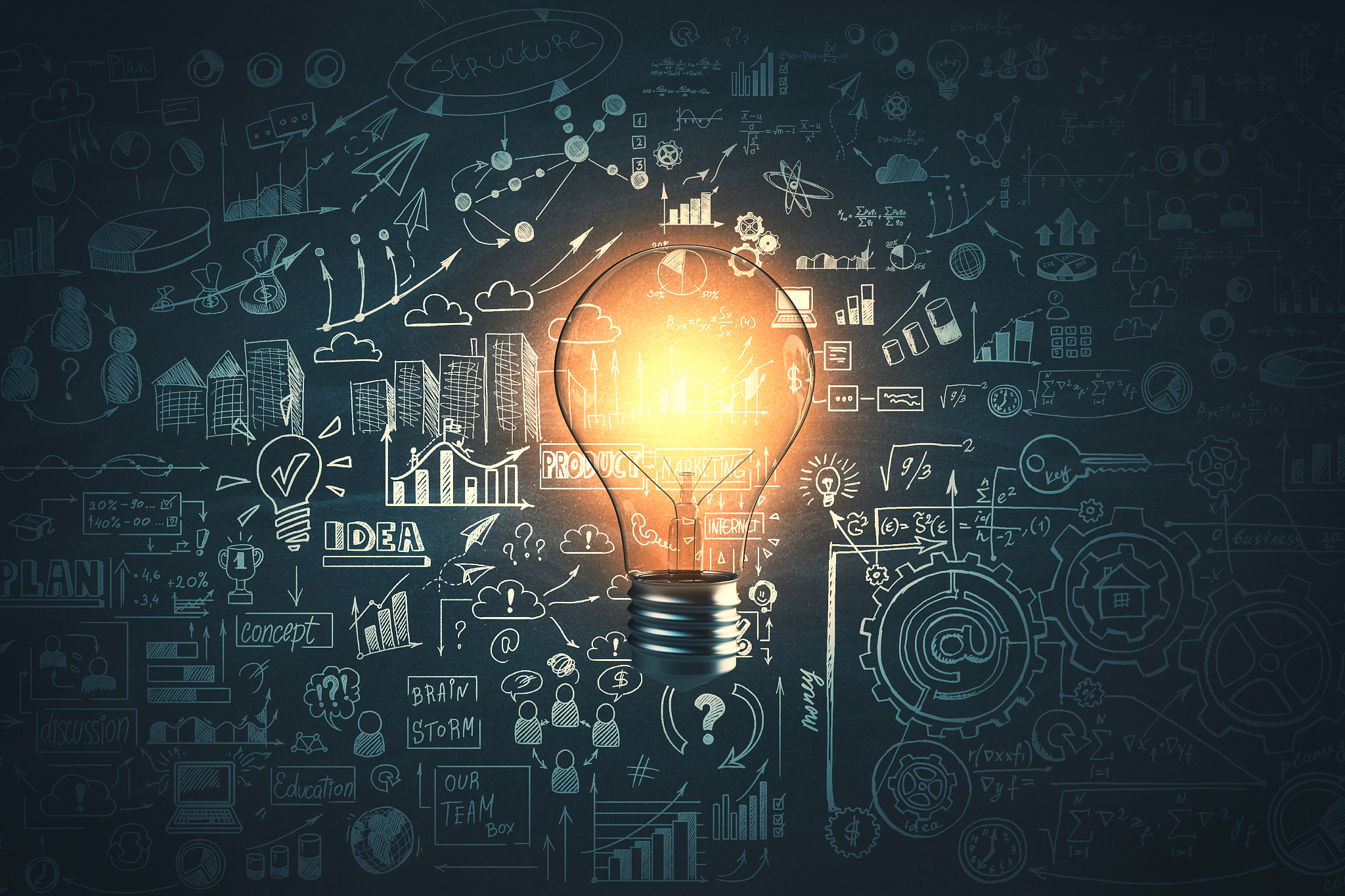 idea and education concept