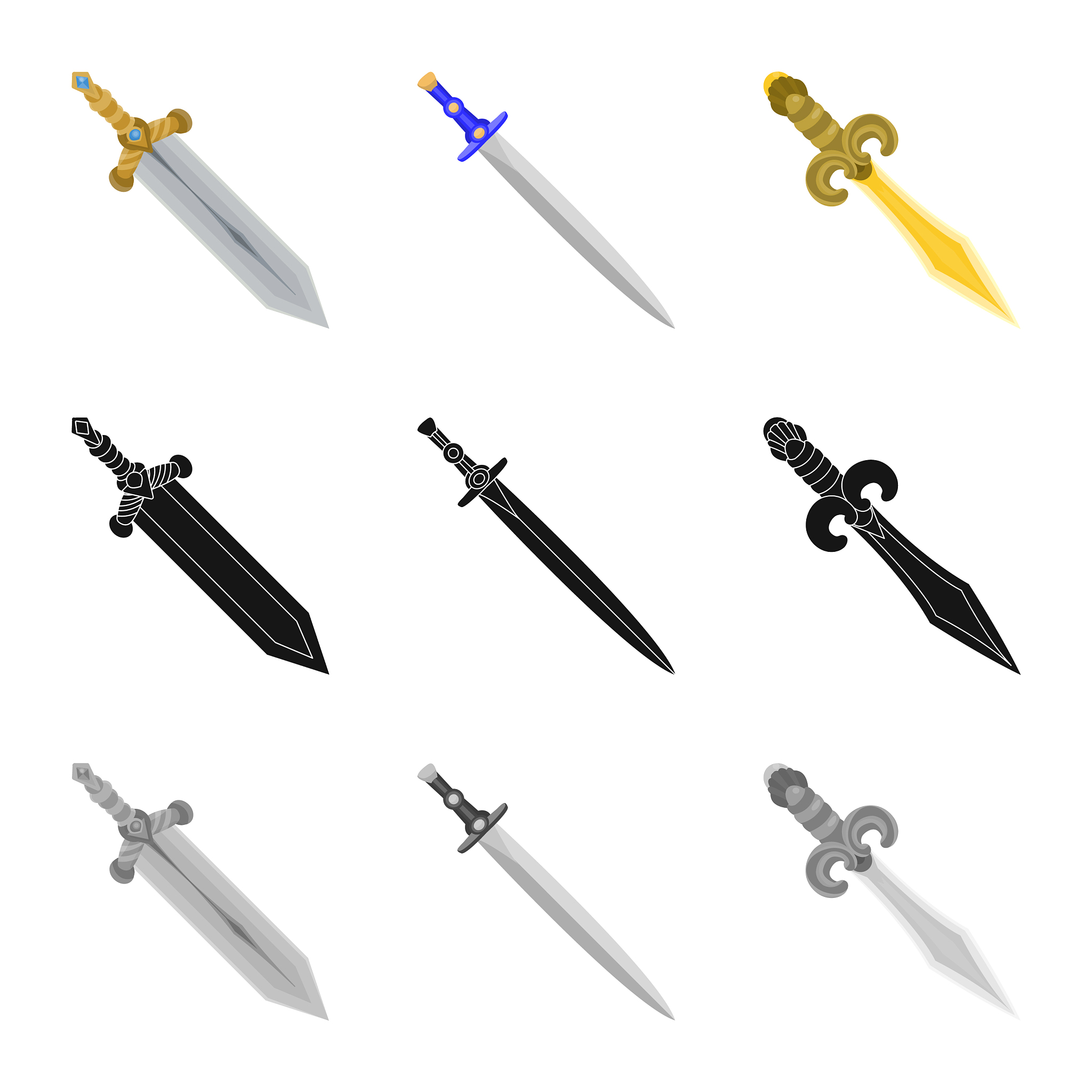 design of game and armor logo collection