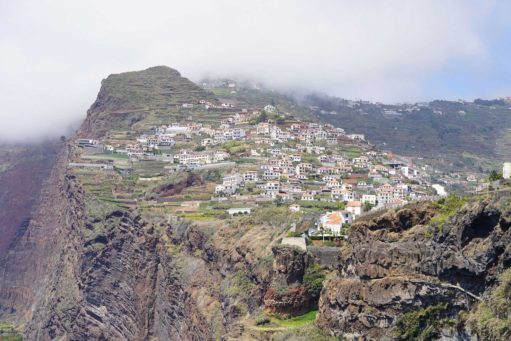 famous hill over camara de lobos