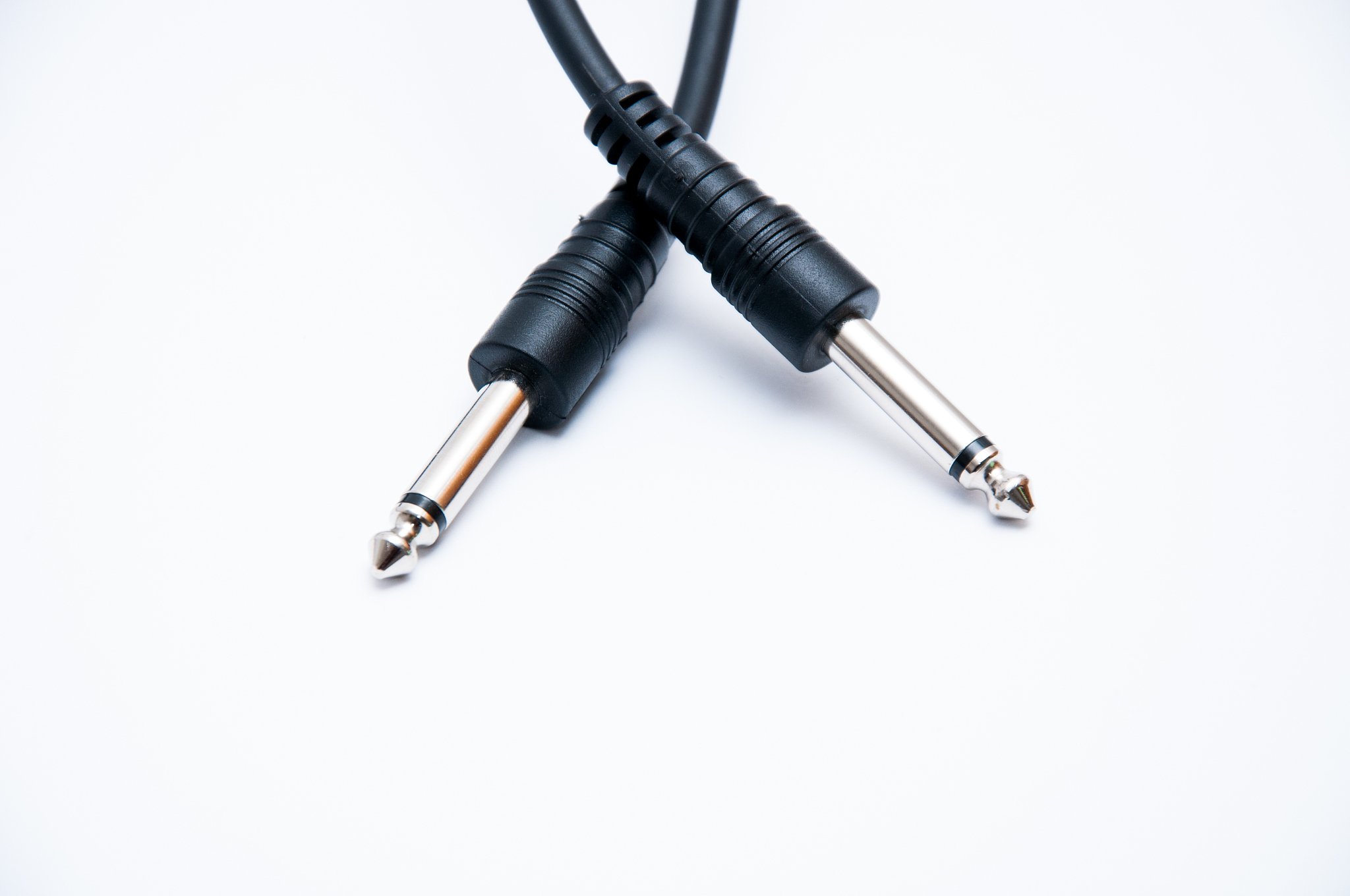 two sound jacks with a cord