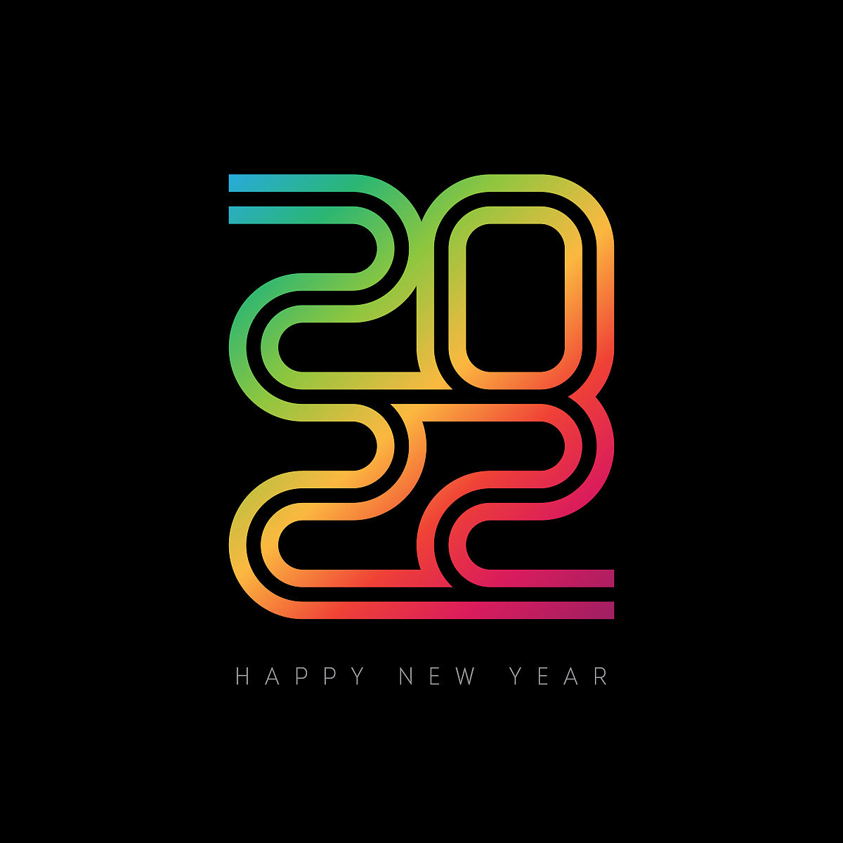 矢量小册子或日历封面设计模板.2022年新年快乐.封面的商业日记为20 2