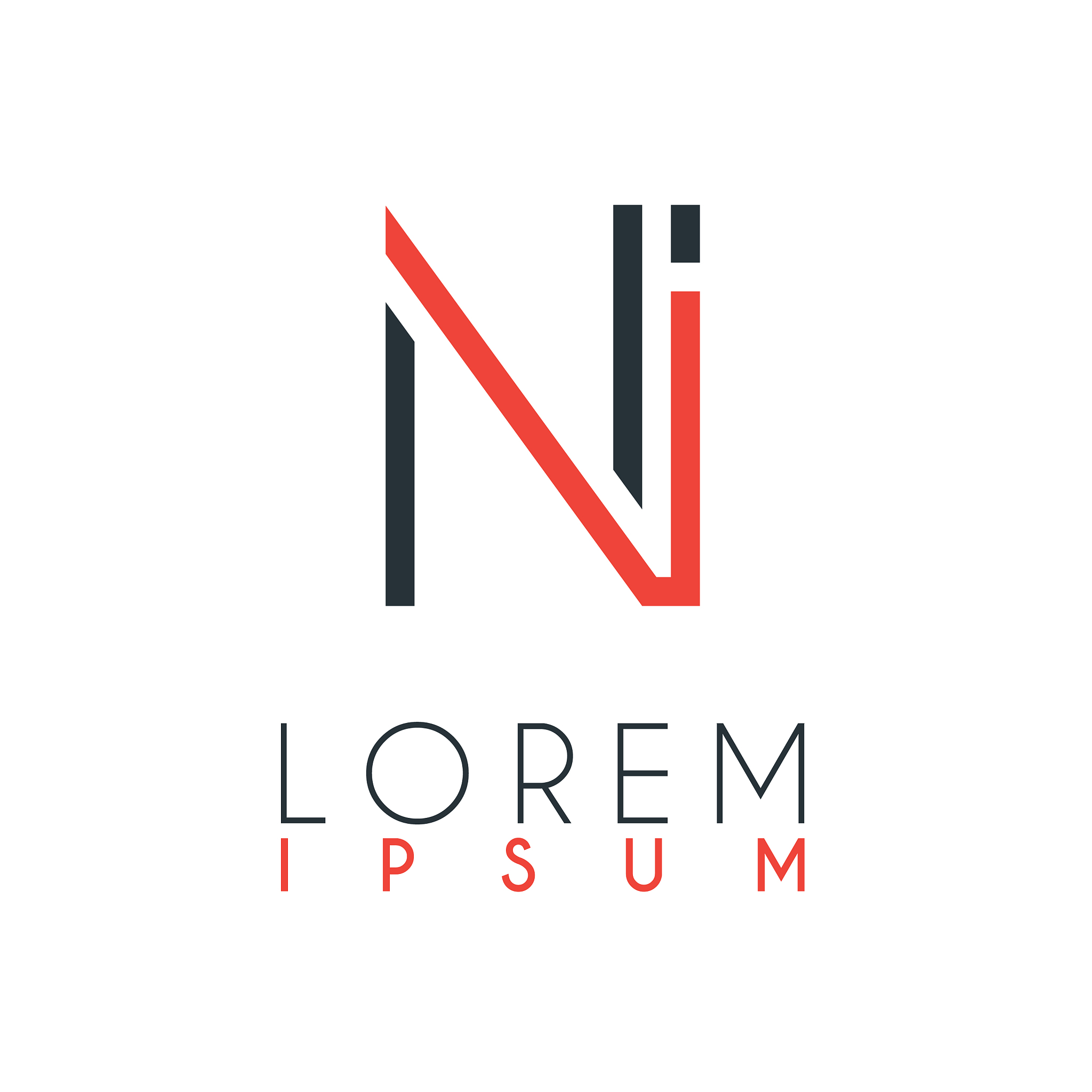 the logo between letter n and letter i or ni
