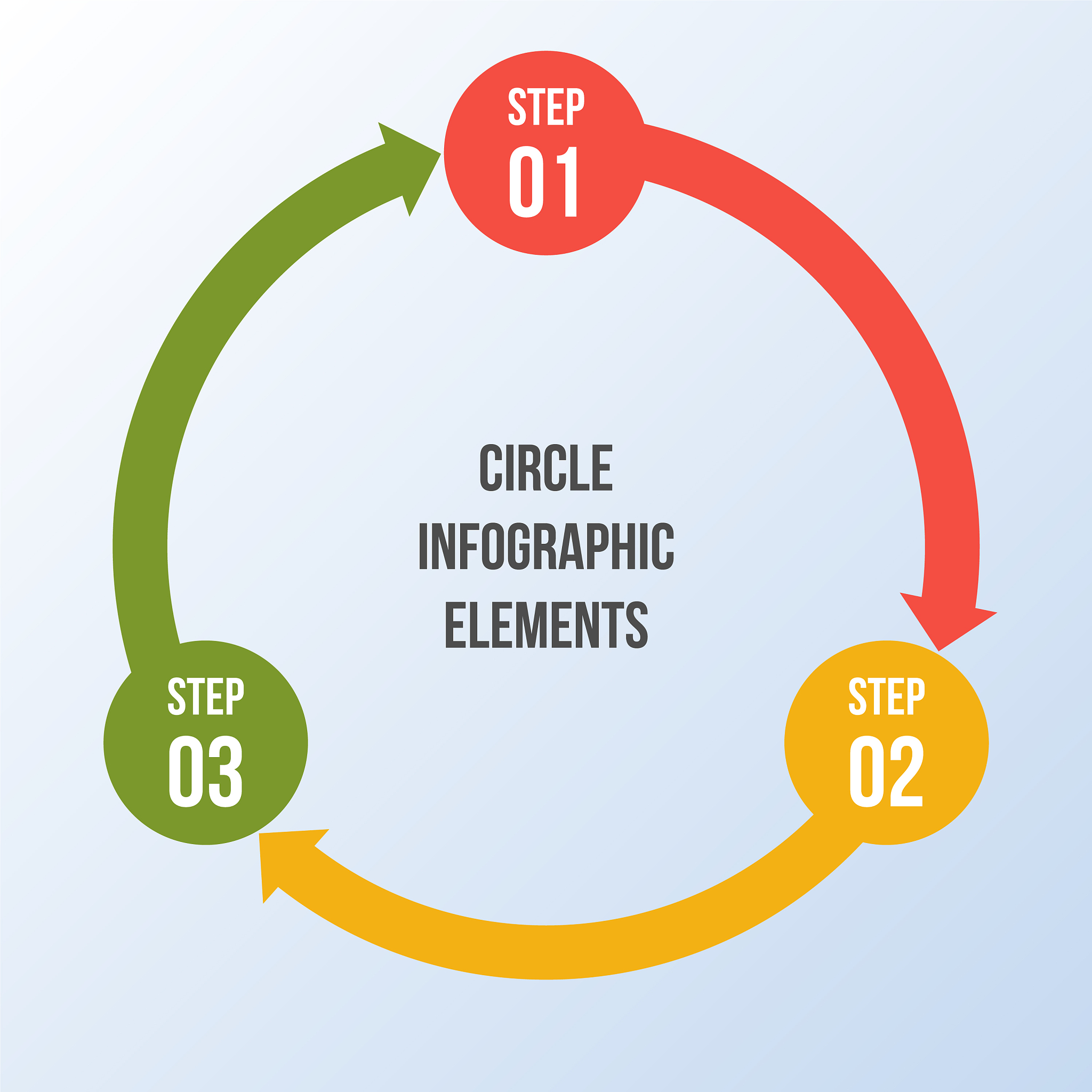 circle chart circle arrows infographic or cycle