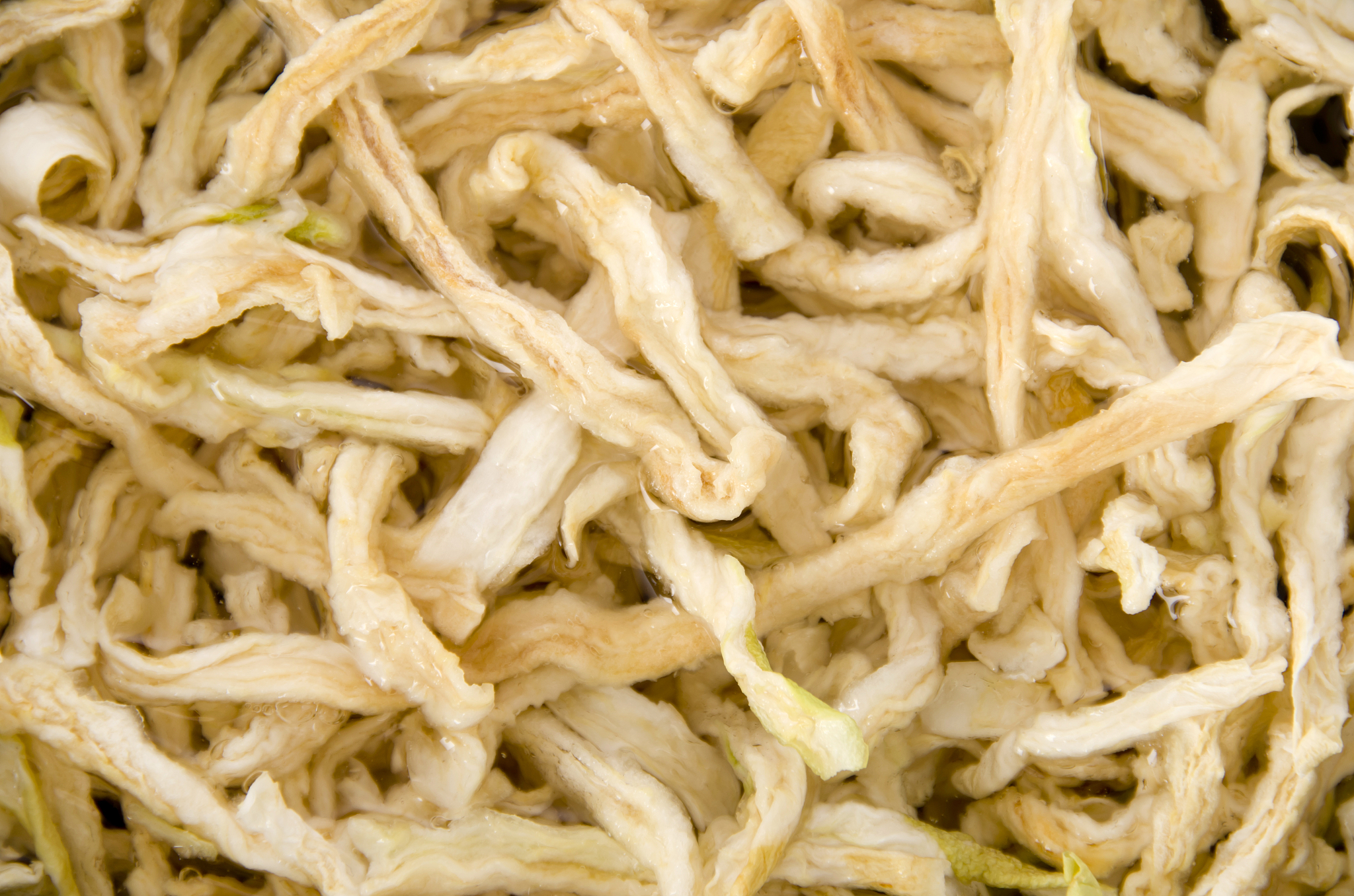 干竹笋絲如何泡发去除硫磺味？