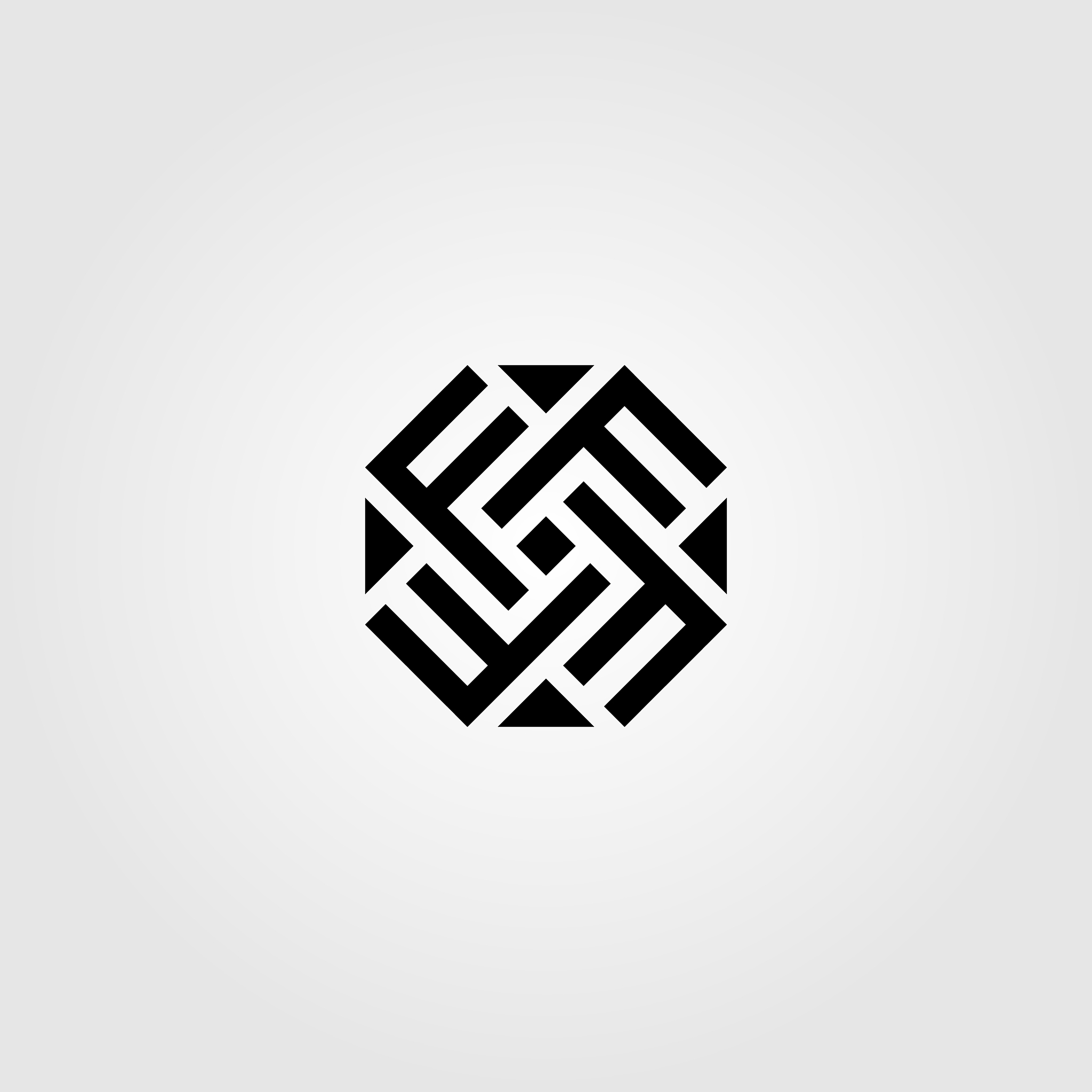 initial letter f octagon logo design icon