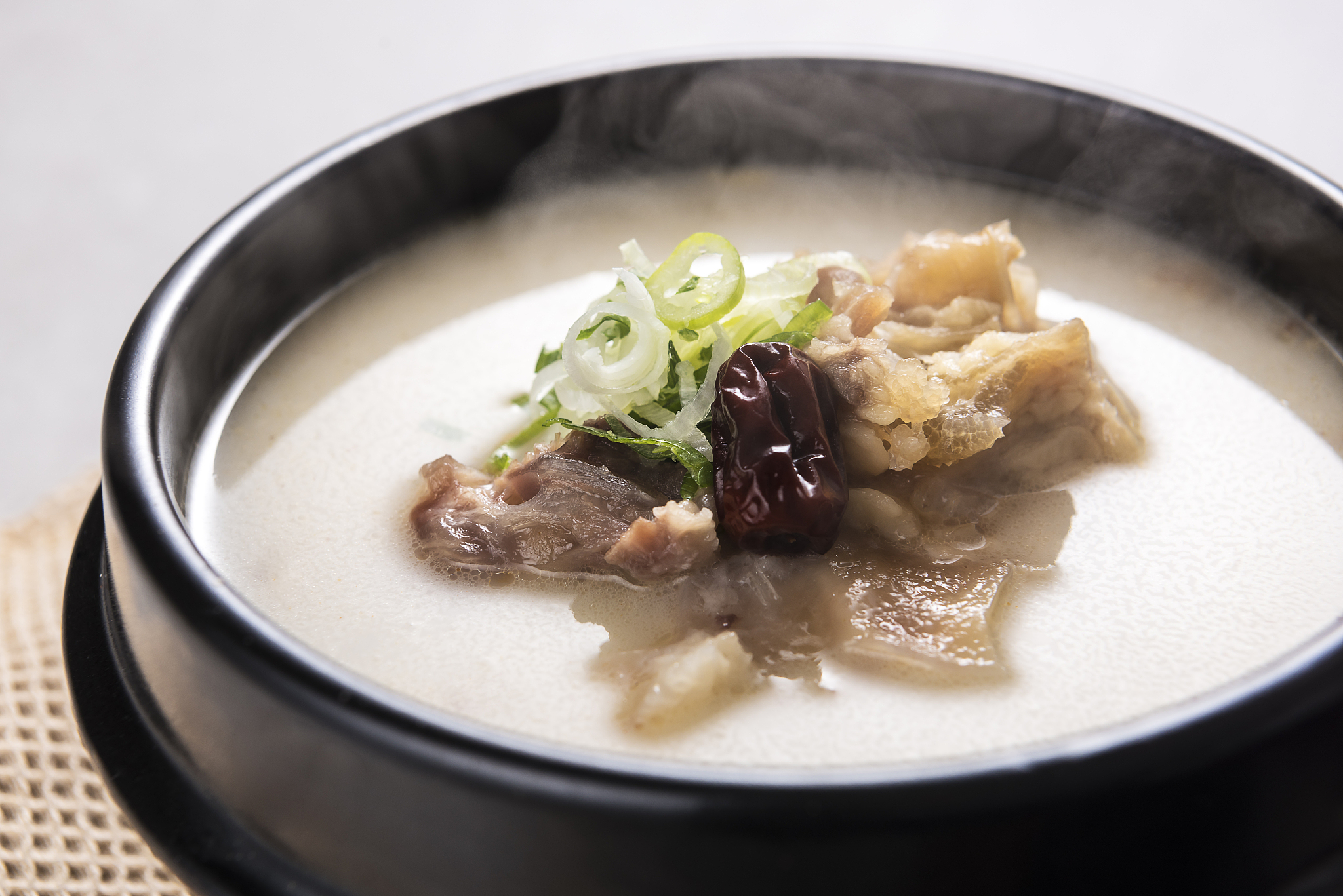 photography of korean food on the bowl