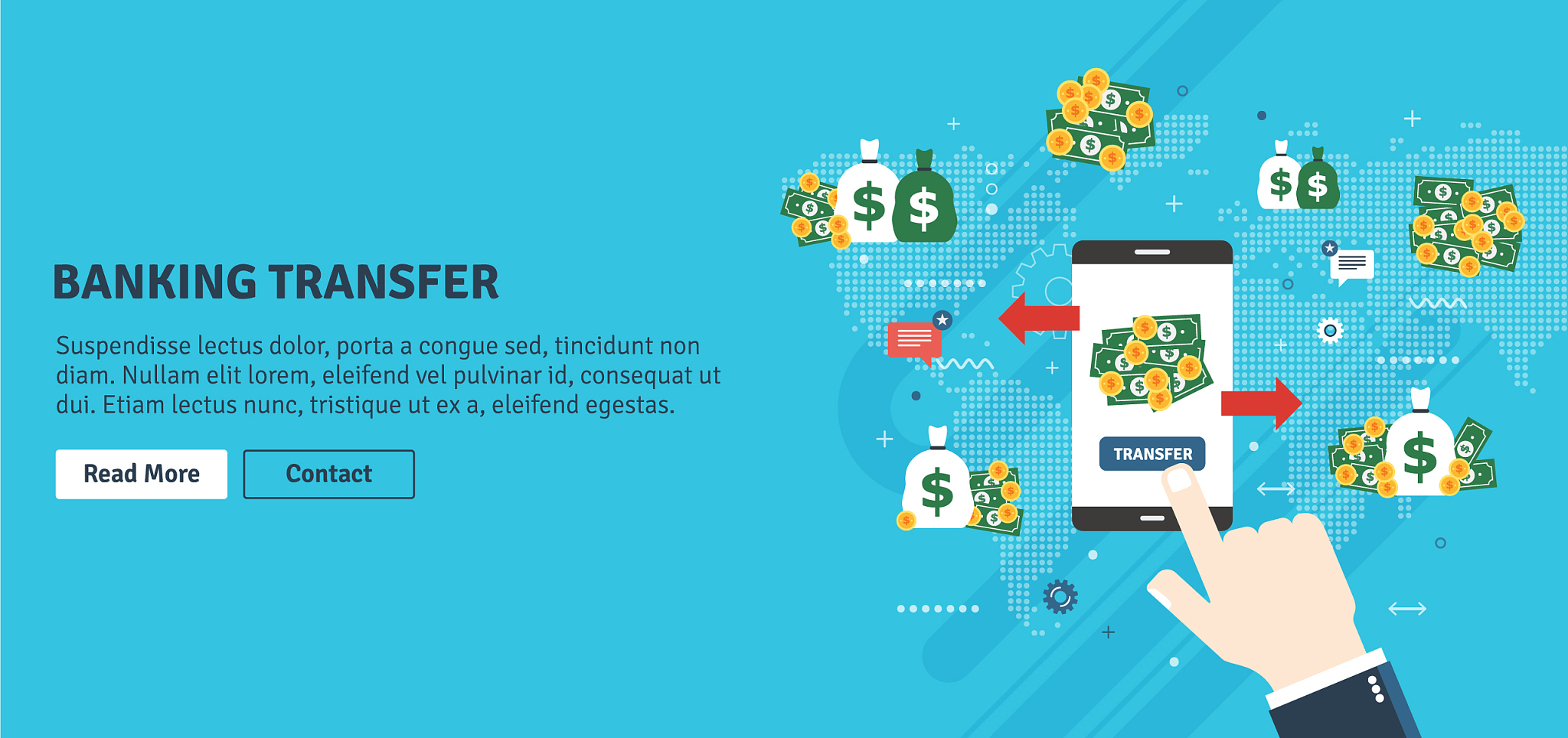 banking transfer transaction financial and money