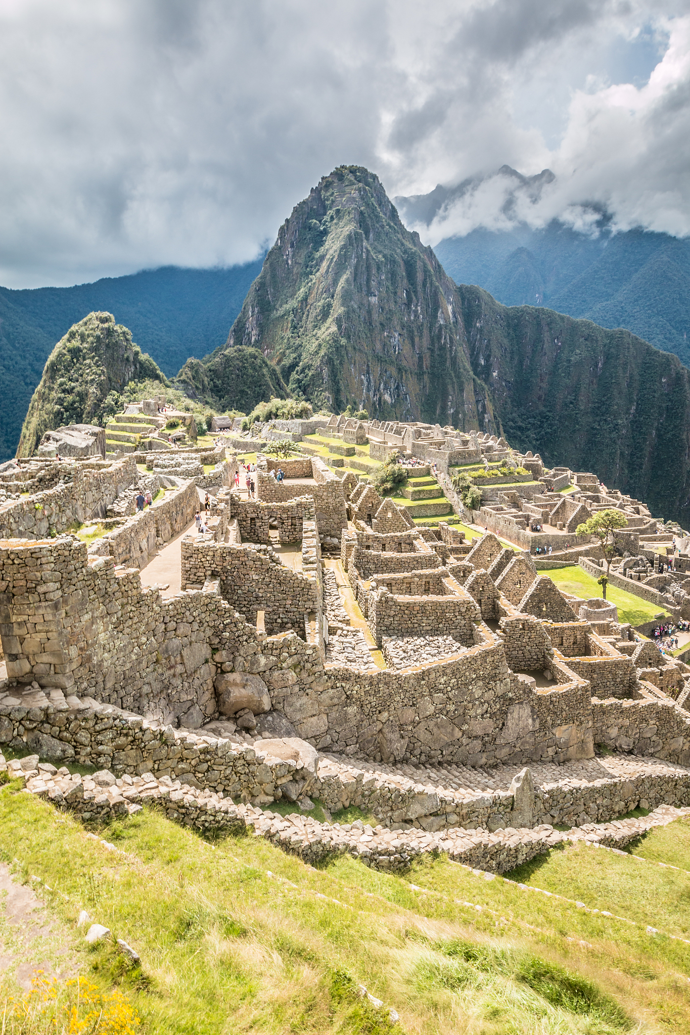 panoramic view of machu picchu
