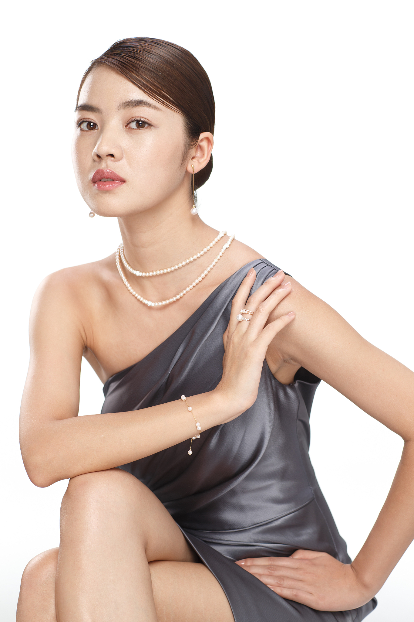 优雅女士肖像
