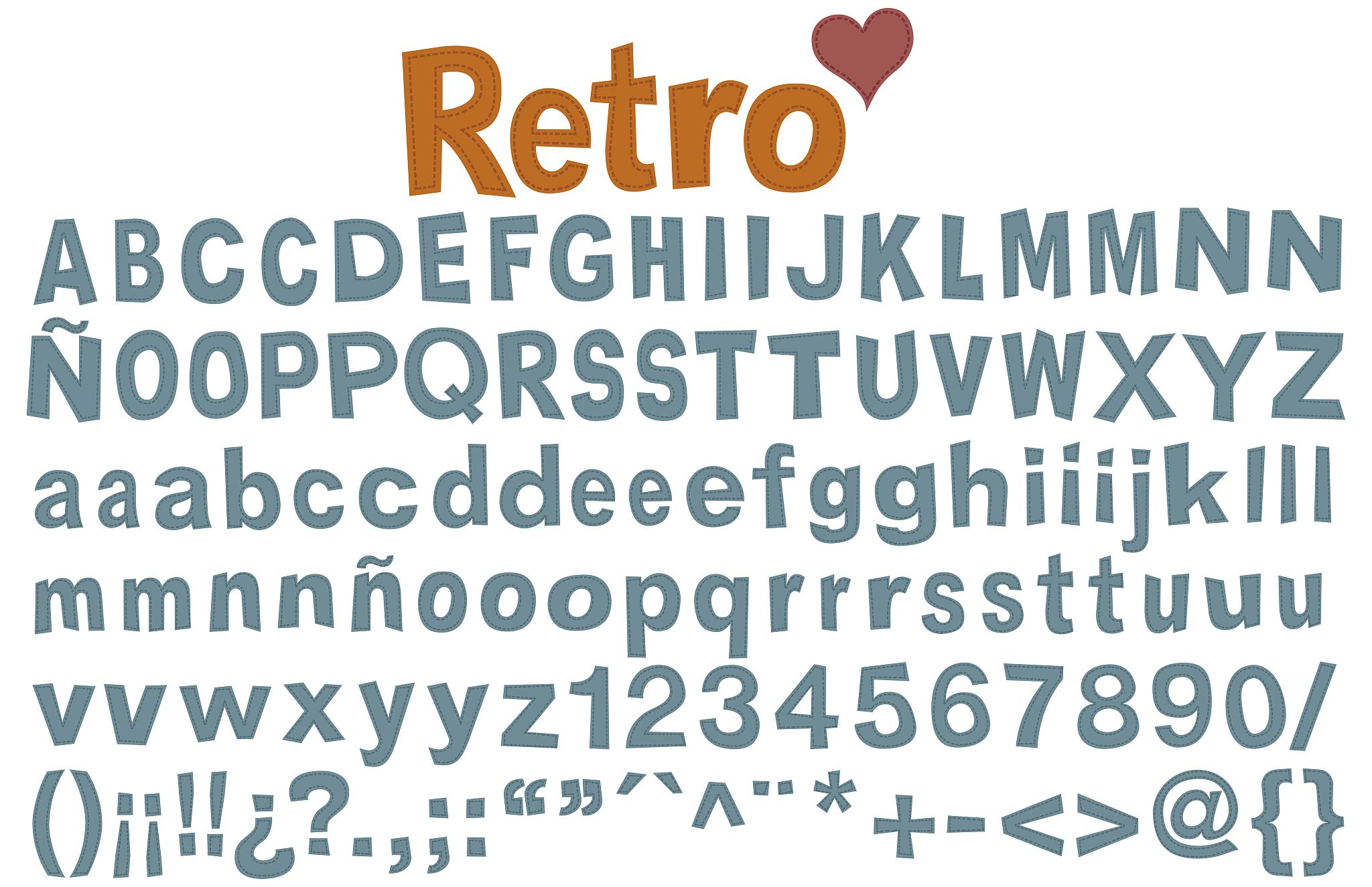 retro letters
