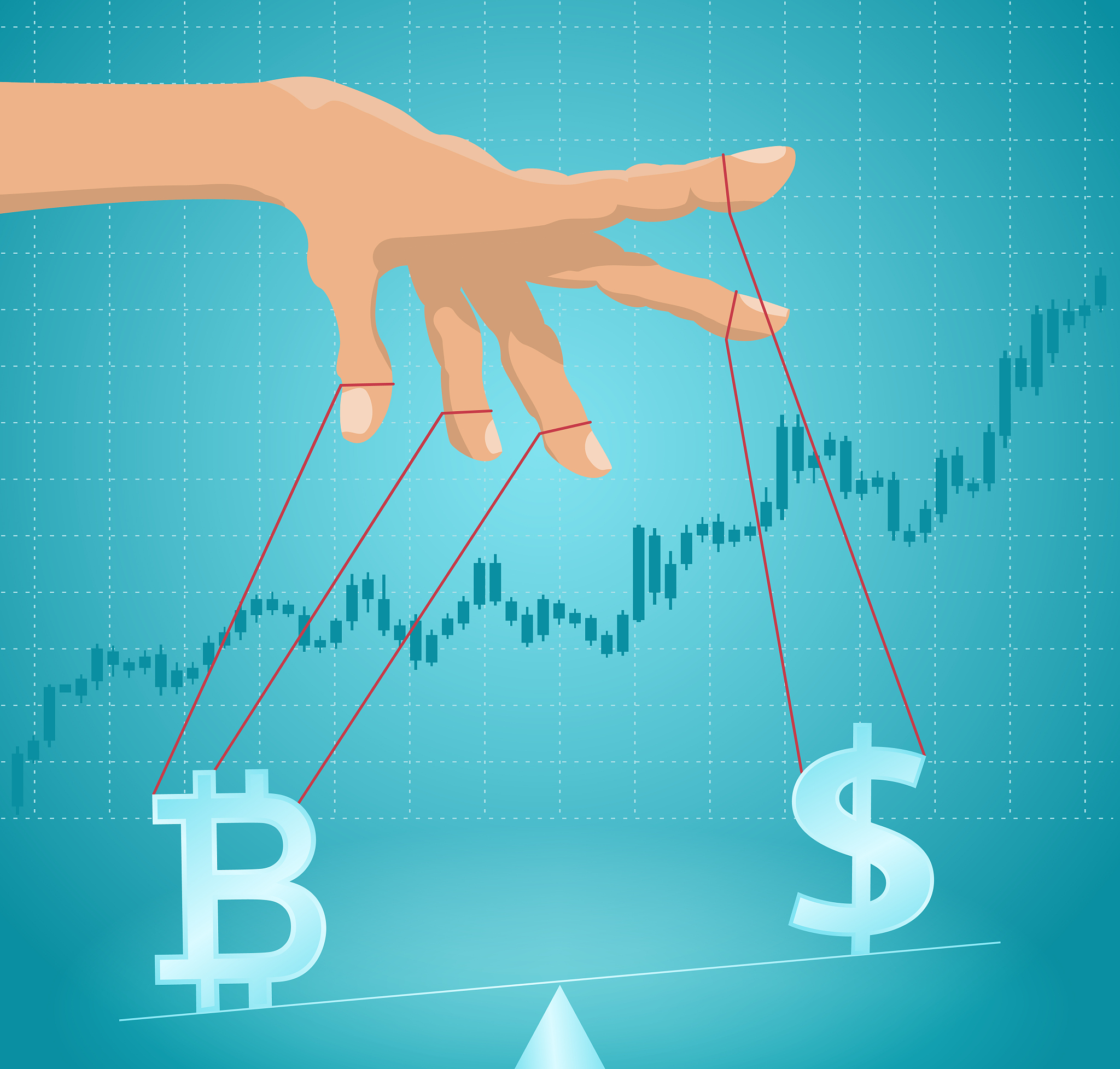 manipulation of the bitcoin value.