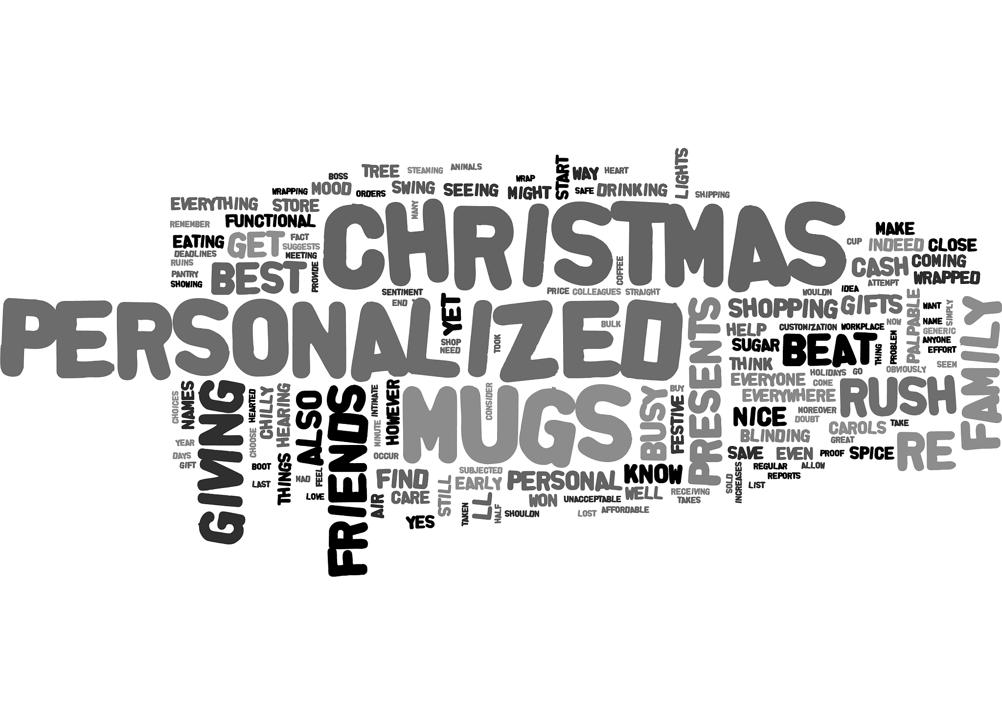 beat the christmas rush with personalized mugs