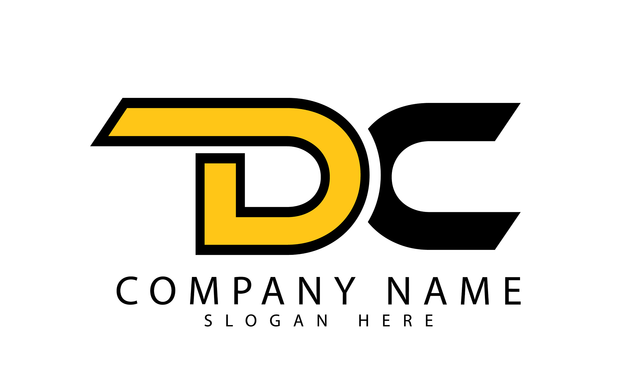 dc letter logo