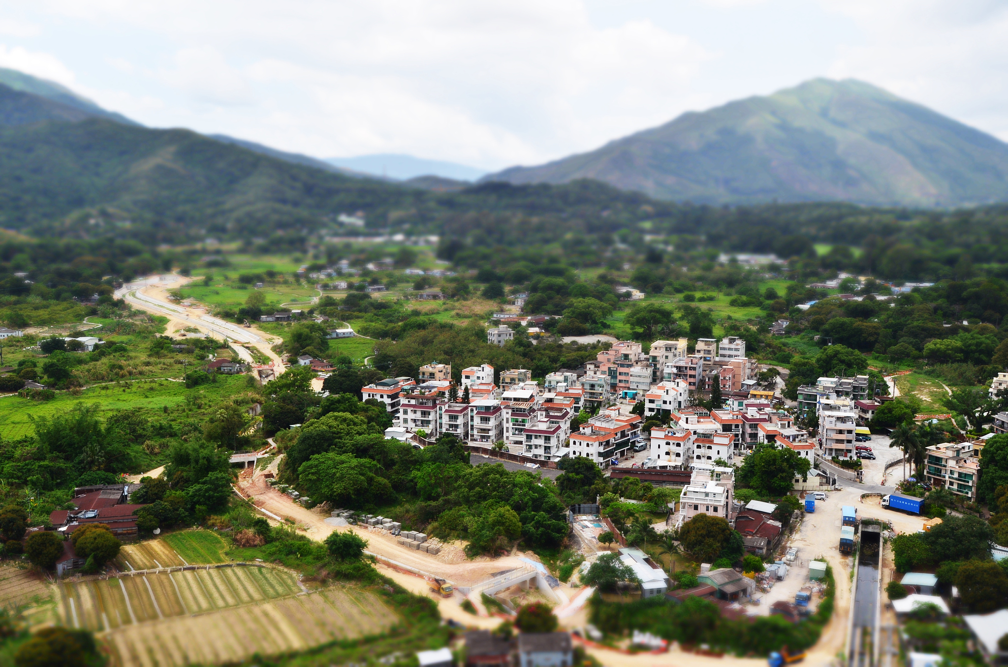 houses in a small village