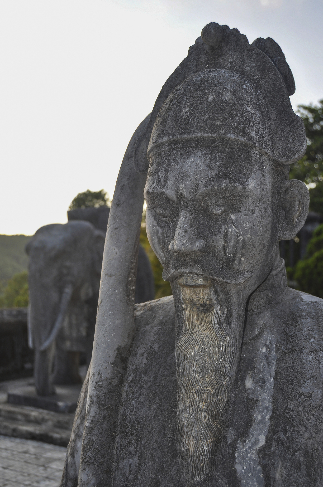 imperial tomb of emperor khai dinh hue - vietnam