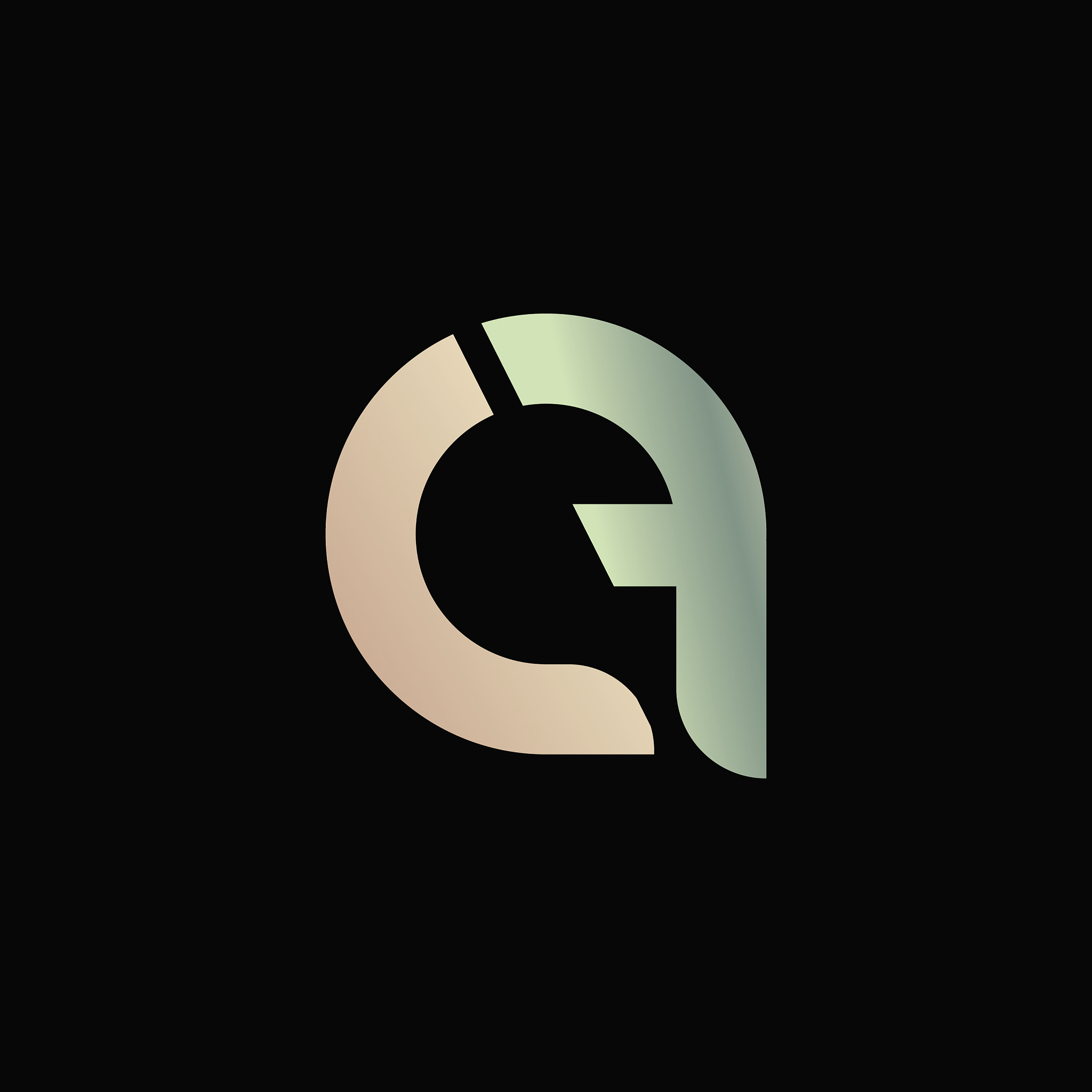 letter cf design logo