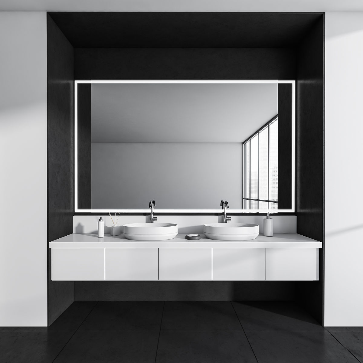 写一篇LED浴室镜文案