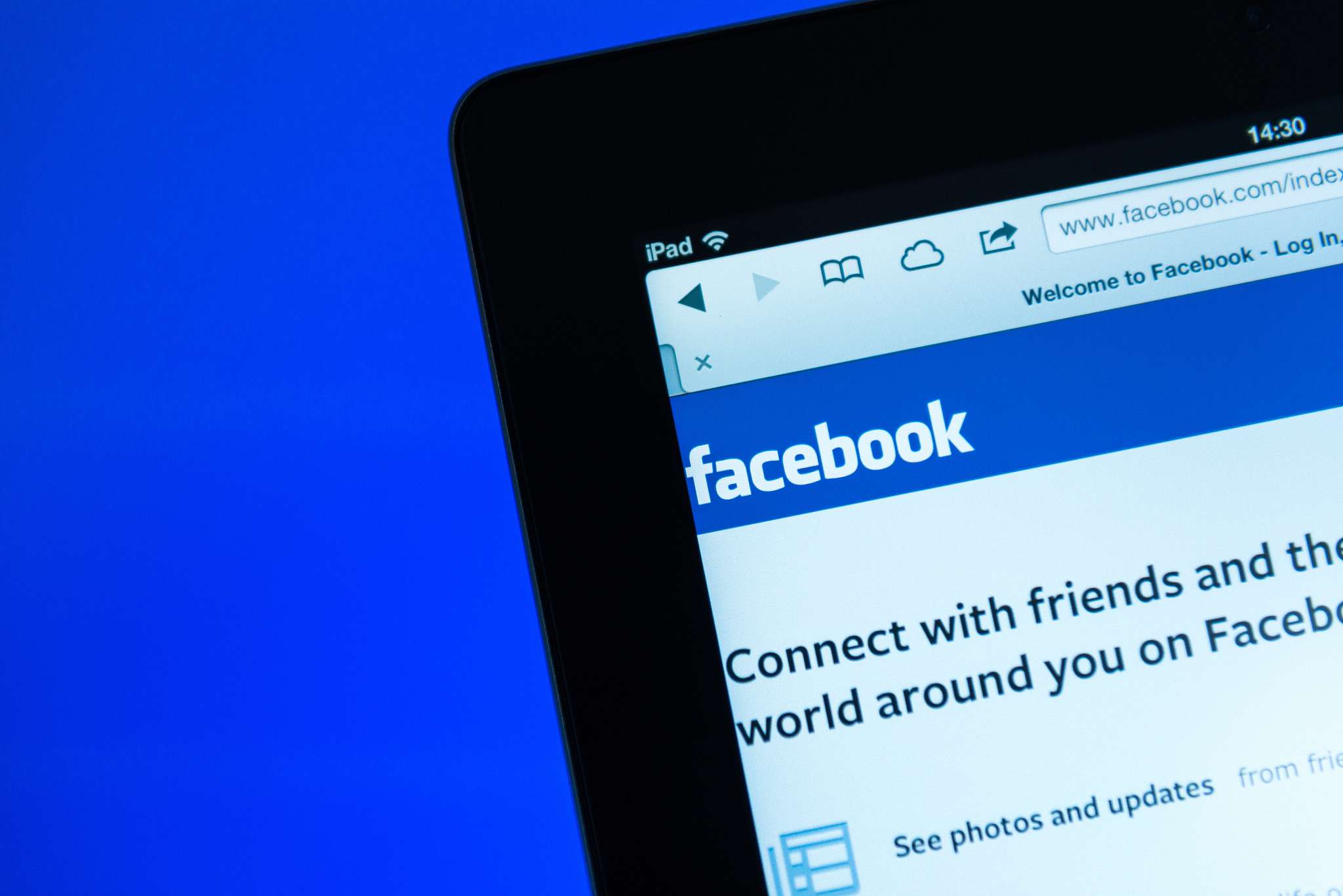 facebook homepage
