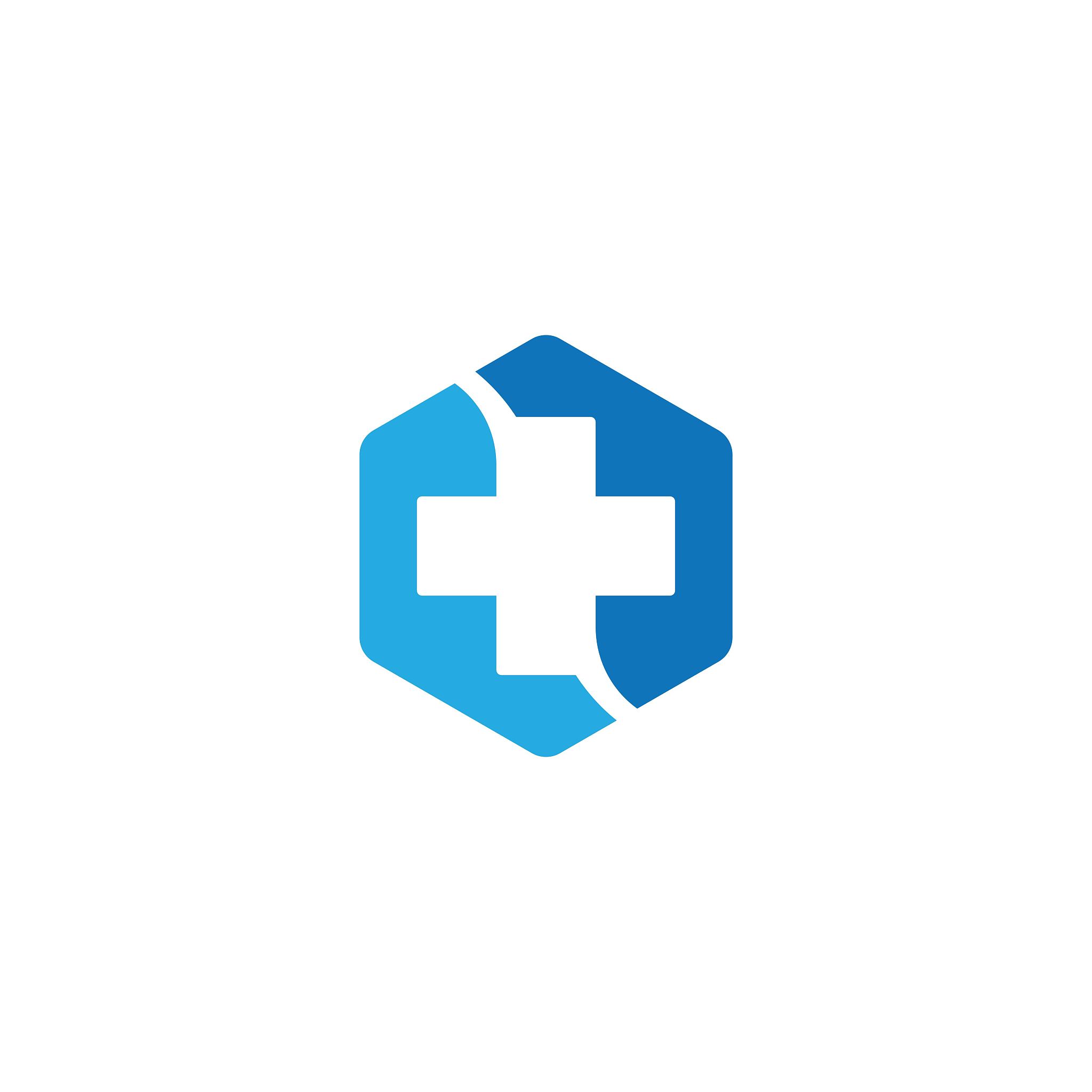 medical cross symbol vector icon