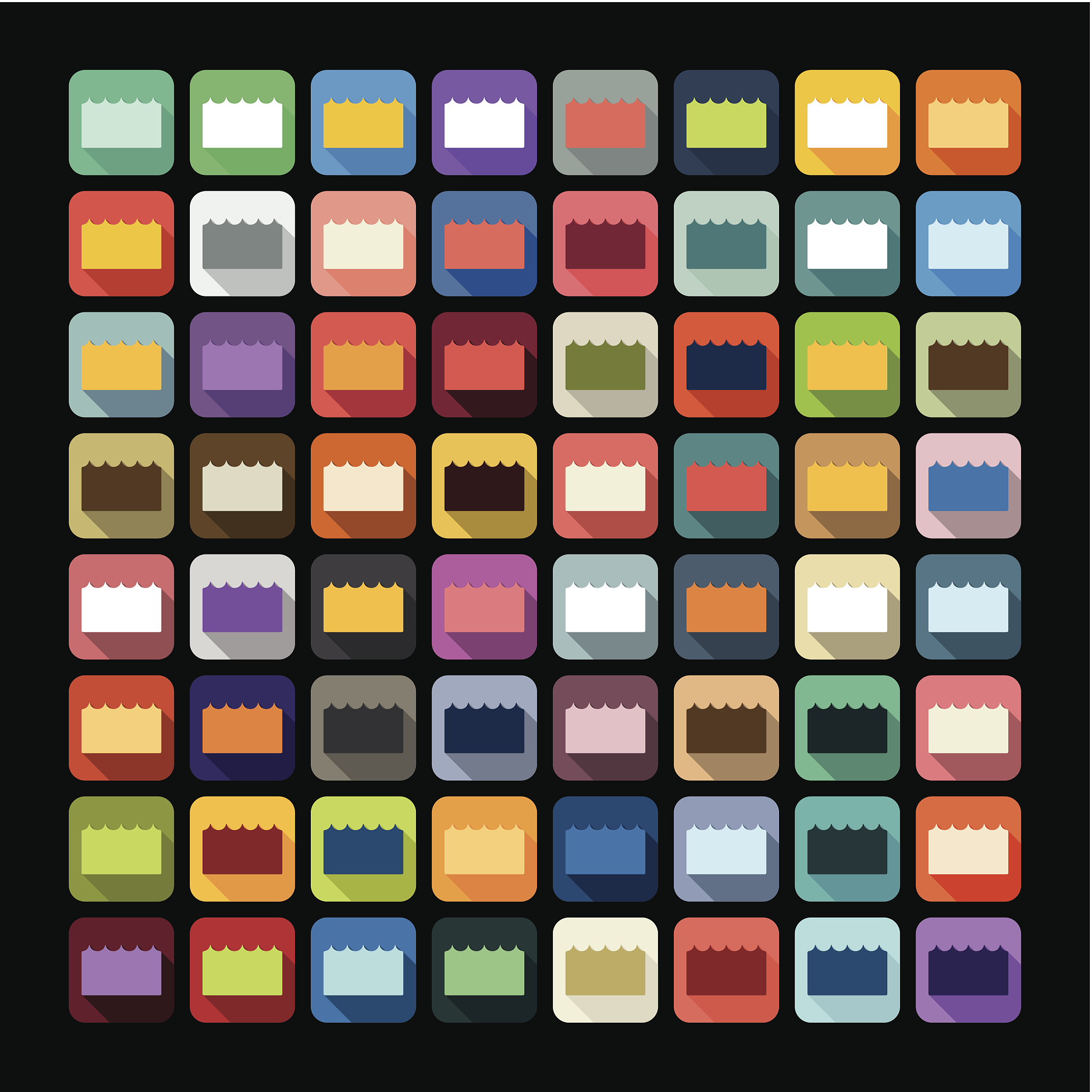 flat design: wave