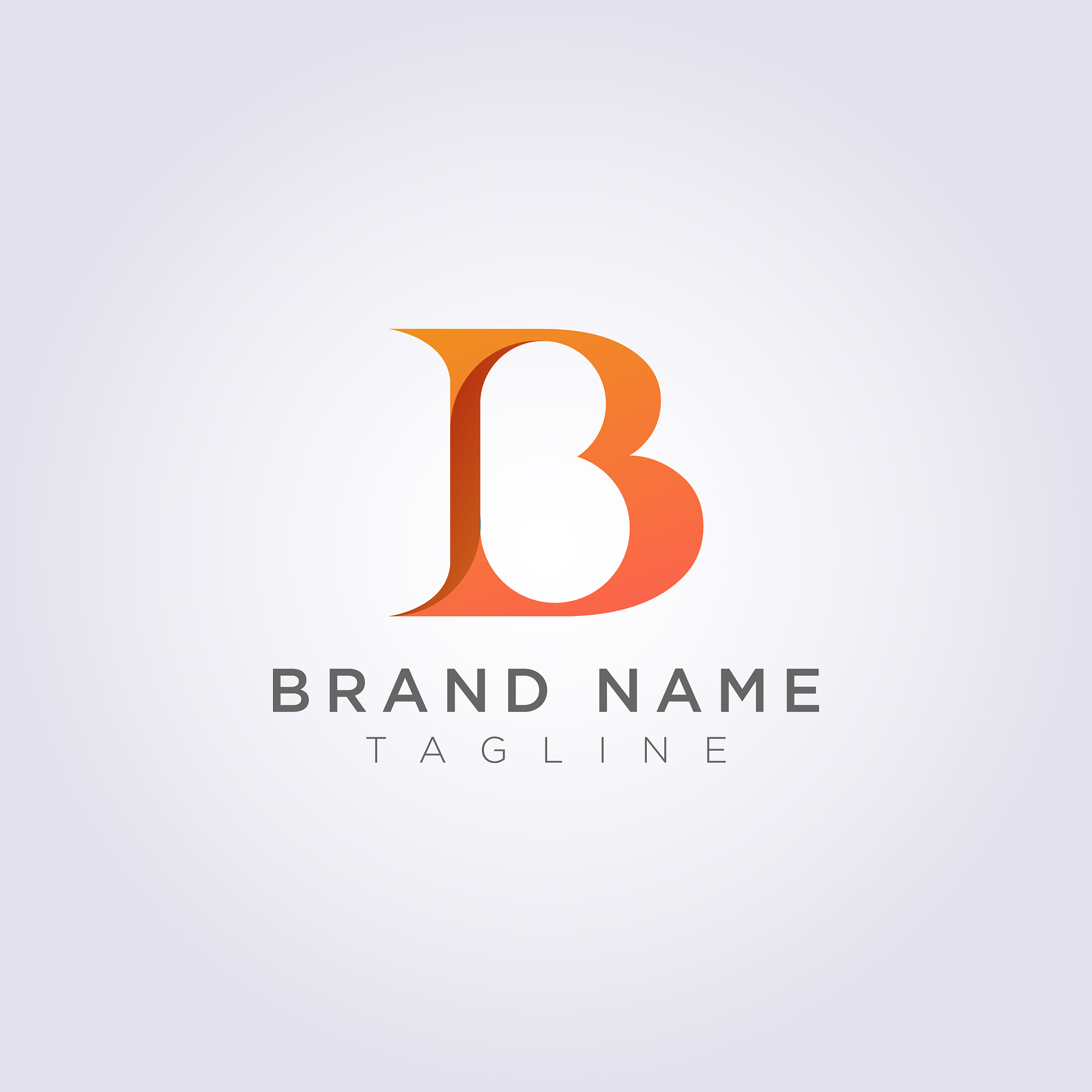 beautiful and luxurious letter b logo design for