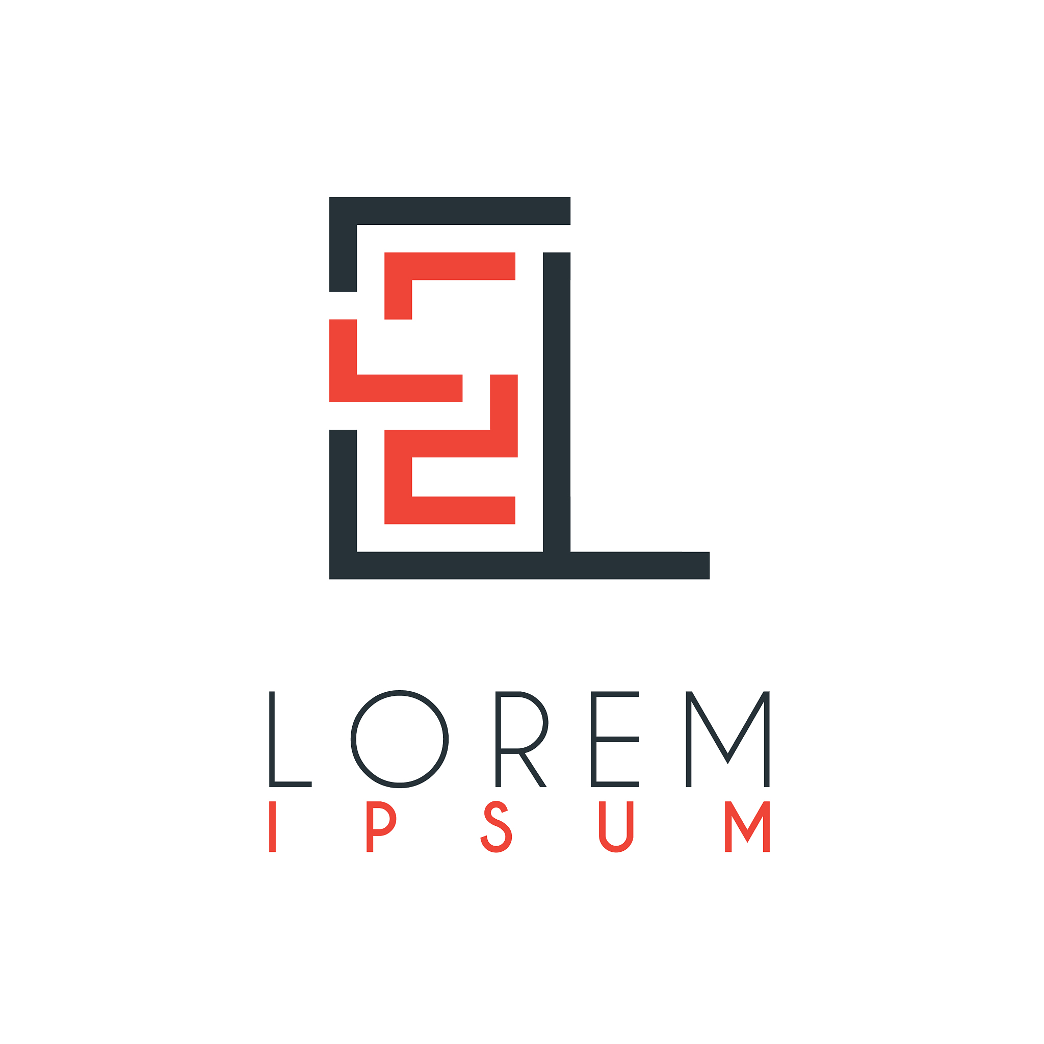 the logo between letter e and letter l or el