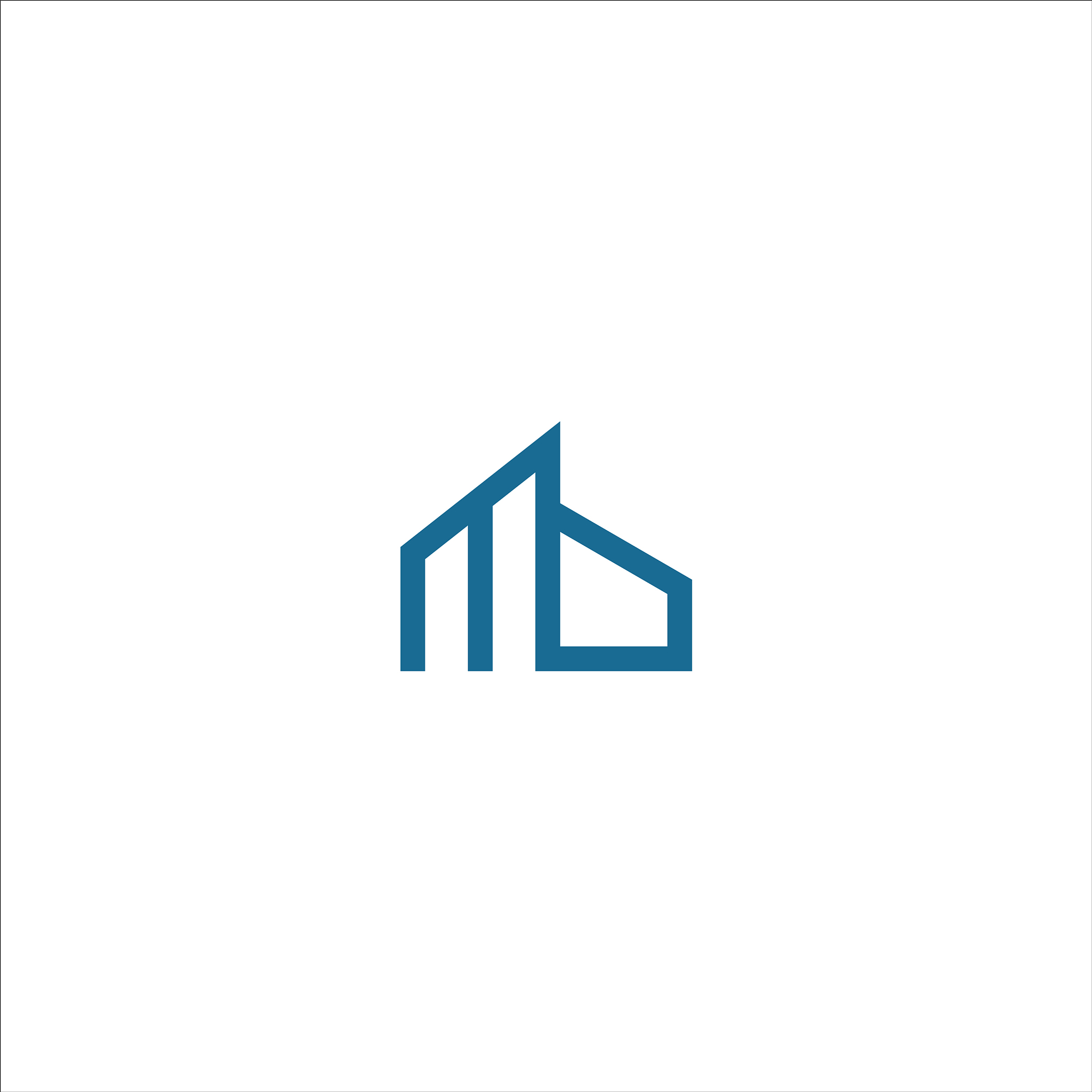 initial letter mb logo or bm logo design