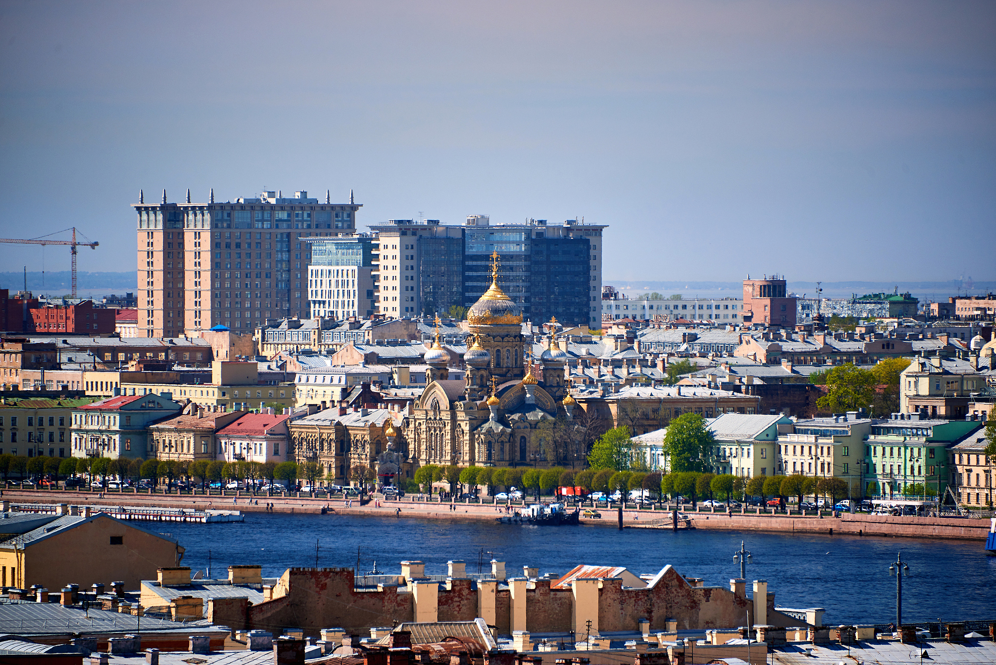 sight and view on city of saint peterbug in russia