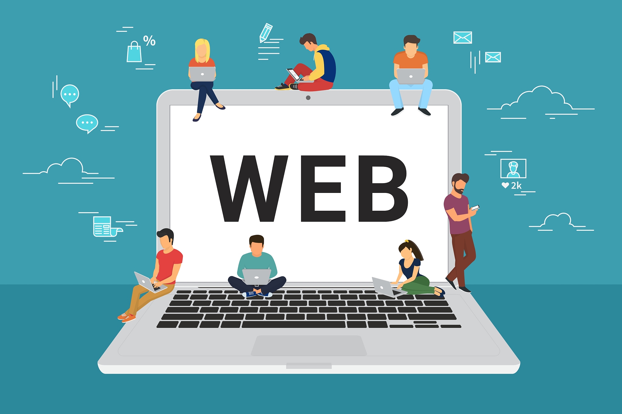 web site surfing concept