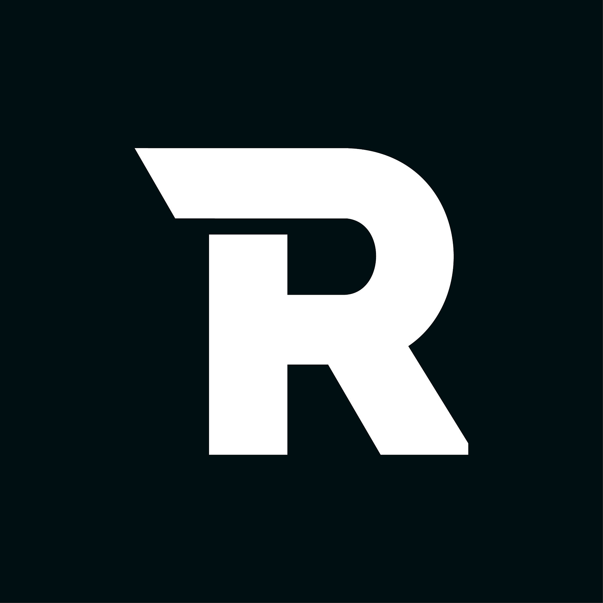 logo letter r wing