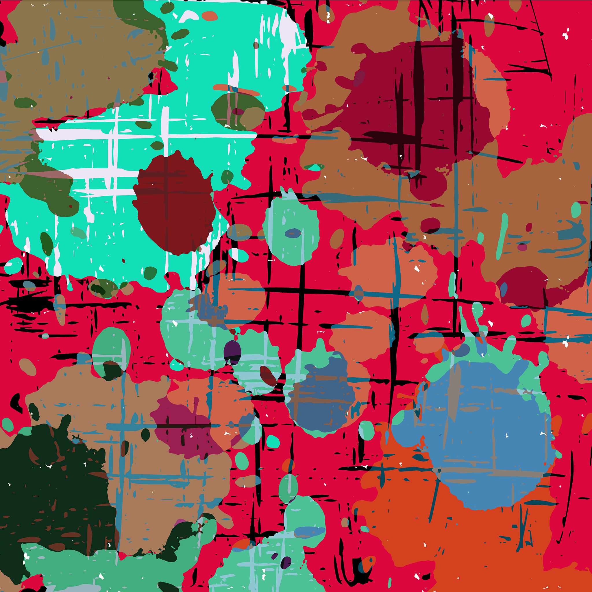 beautiful abstract dark graffiti pattern